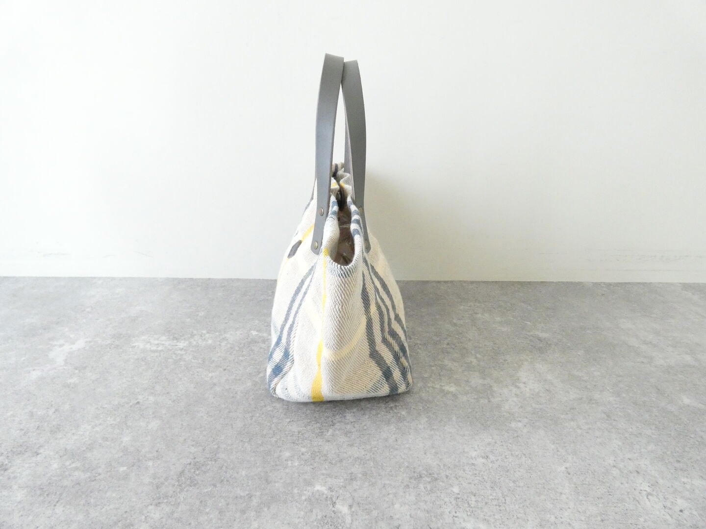 CLEDRAN(クレドラン) HAND&WORK COTTON JUTE STRIPE TOTE Sの商品画像9