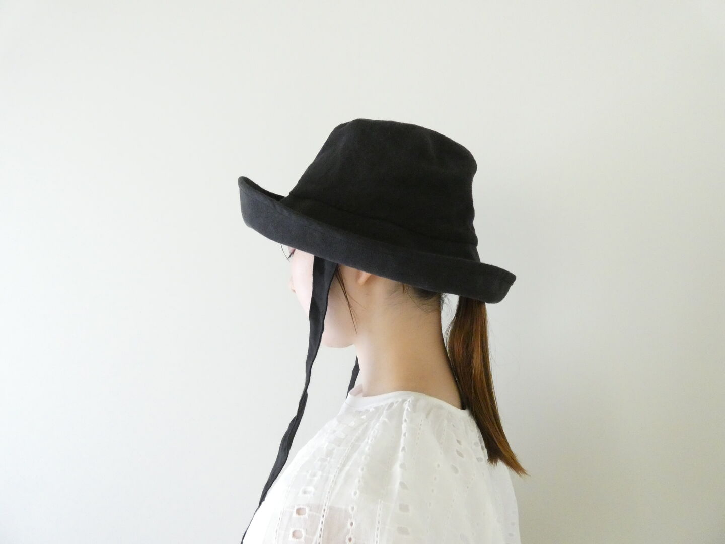 evam eva(エヴァムエヴァ) linen strap hatの商品画像3