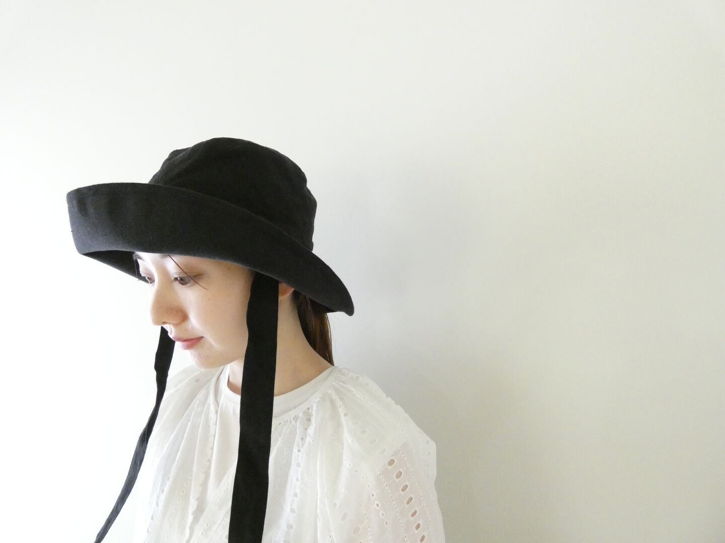 evam eva(エヴァムエヴァ) linen strap hatの商品画像4