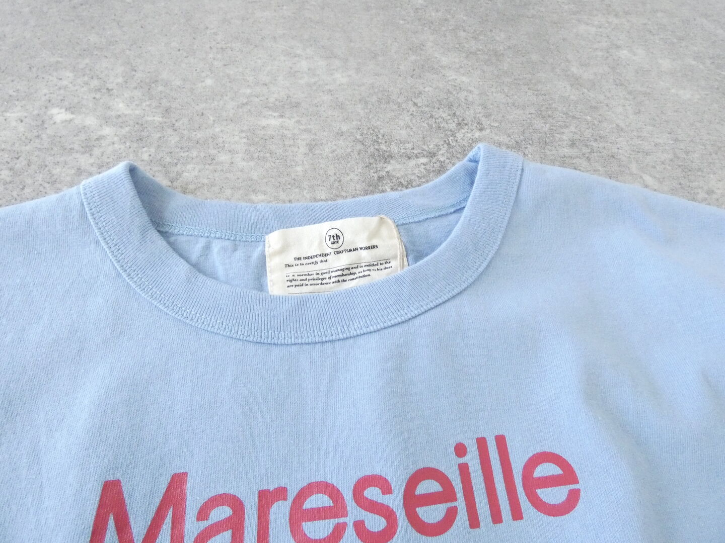 7th GATE(セブンスゲート) BD天竺ベーシックプリントTee　Mareseilleの商品画像45