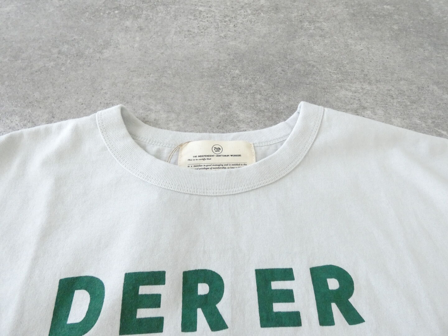 7th GATE(セブンスゲート) BD天竺ベーシックプリントTee　DER ERの商品画像59
