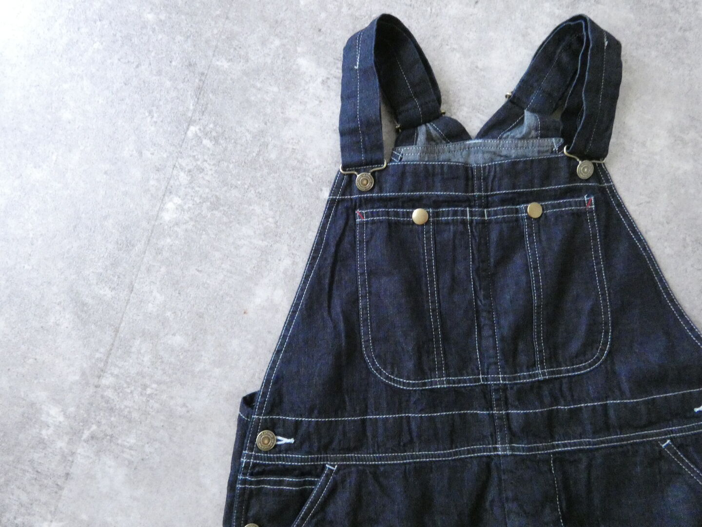 快晴堂(かいせいどう) Girl’sマルチシーズン6オンスデニム オーセンティックオーバーオールの商品画像23