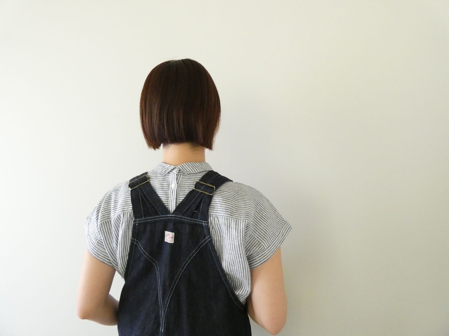 快晴堂(かいせいどう) Girl’sマルチシーズン6オンスデニム オーセンティックオーバーオールの商品画像6