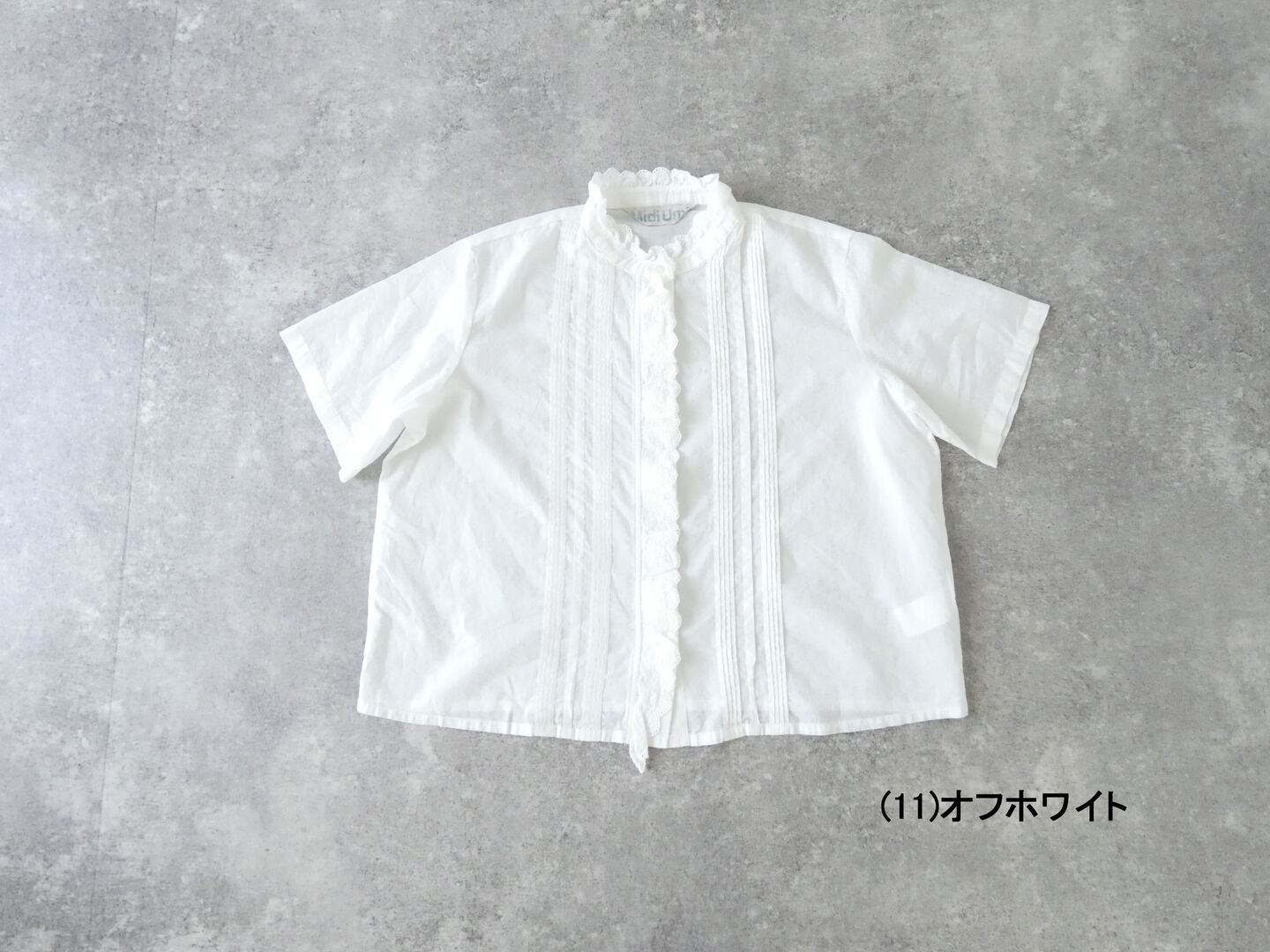 MidiUmi(ミディウミ) ピンタックレースシャツの商品画像9