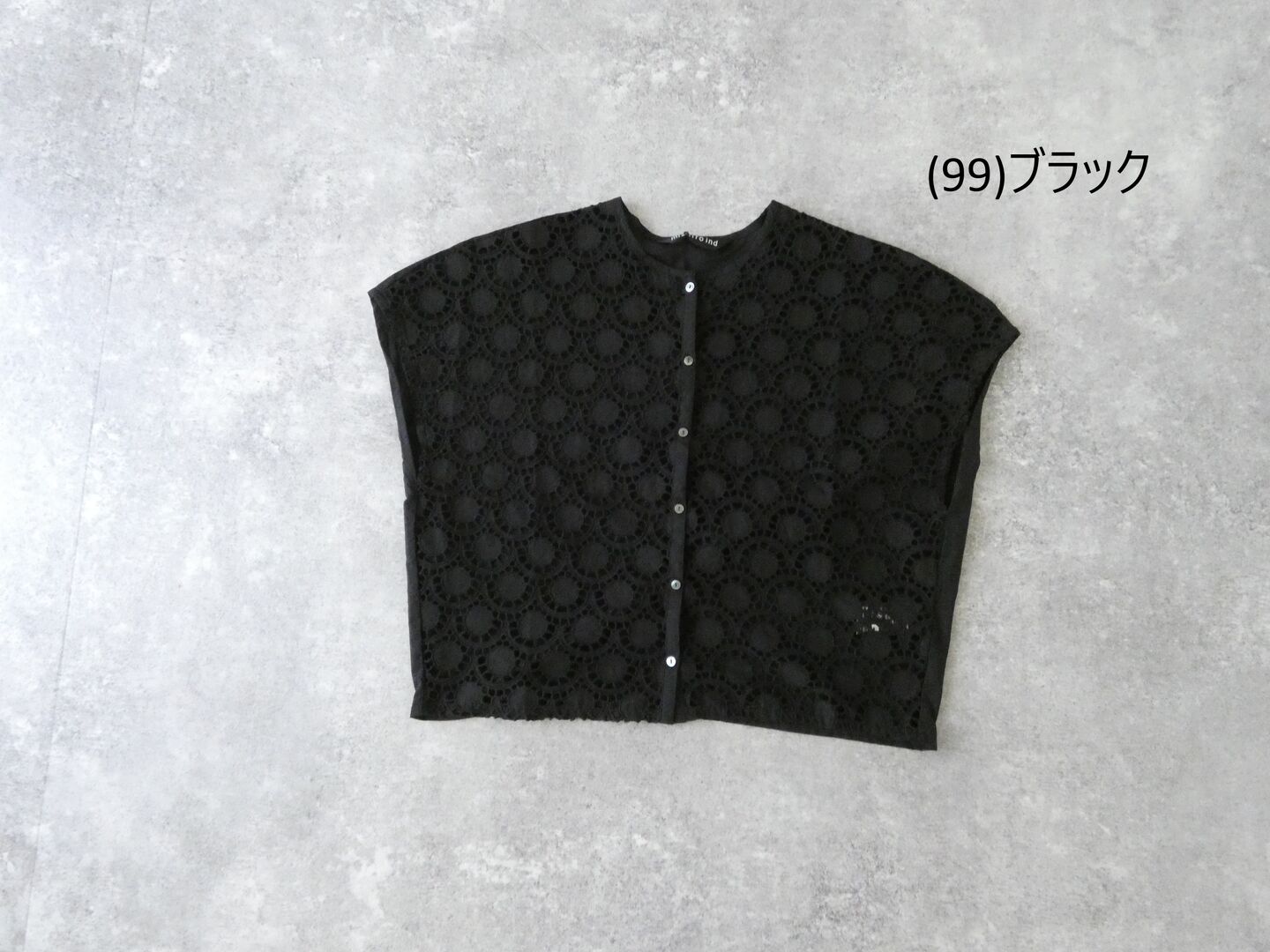 mizuiro ind(ミズイロインド) レースコンビクルーネックシャツの商品画像42