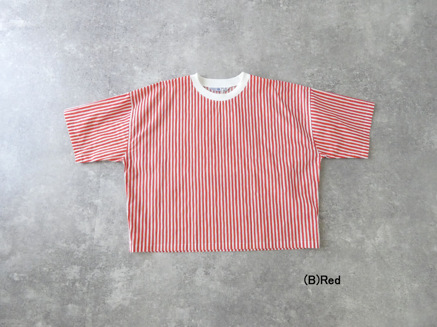 R&D.M.Co-(オールドマンズテーラー) CANDY STRIPE DOCKING T SHIRTの商品画像11