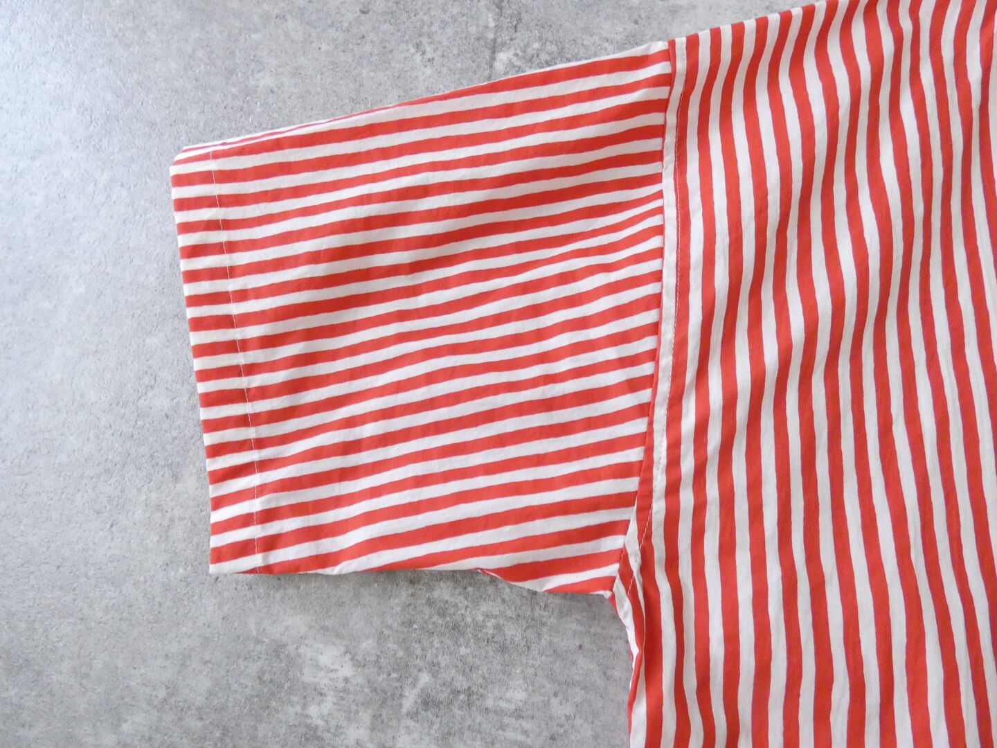 R&D.M.Co-(オールドマンズテーラー) CANDY STRIPE DOCKING T SHIRTの商品画像19