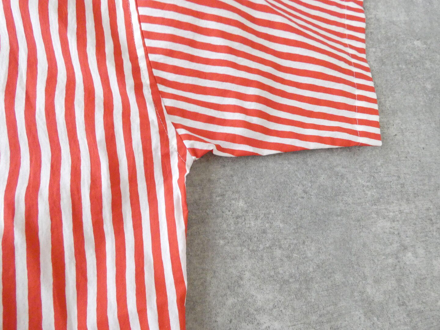 R&D.M.Co-(オールドマンズテーラー) CANDY STRIPE DOCKING T SHIRTの商品画像21