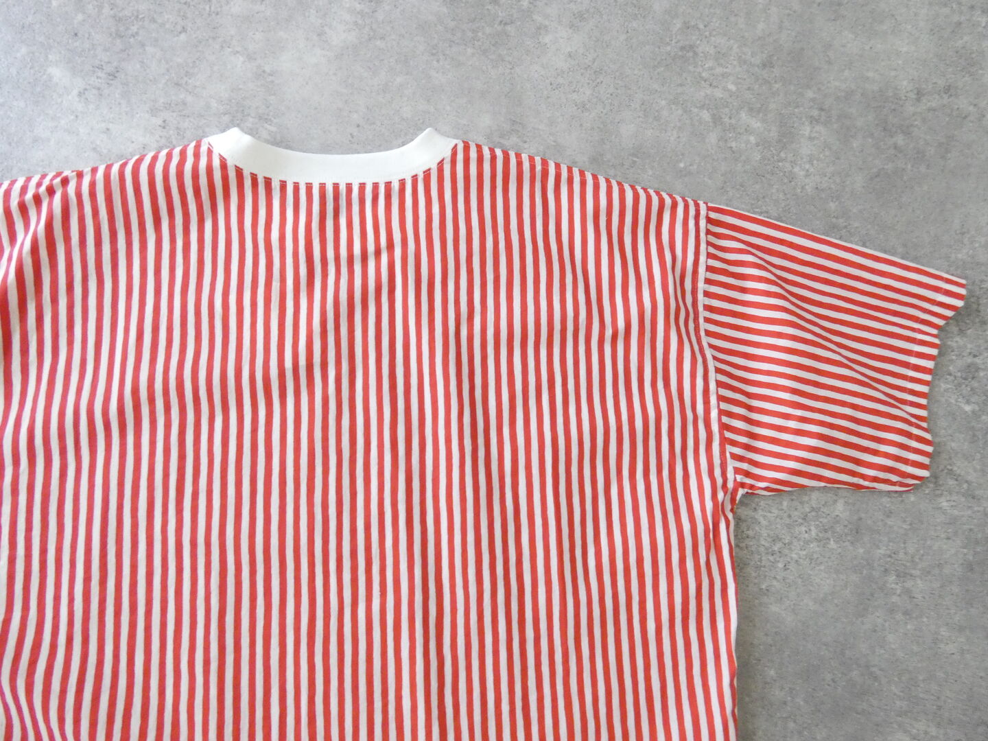 R&D.M.Co-(オールドマンズテーラー) CANDY STRIPE DOCKING T SHIRTの商品画像24