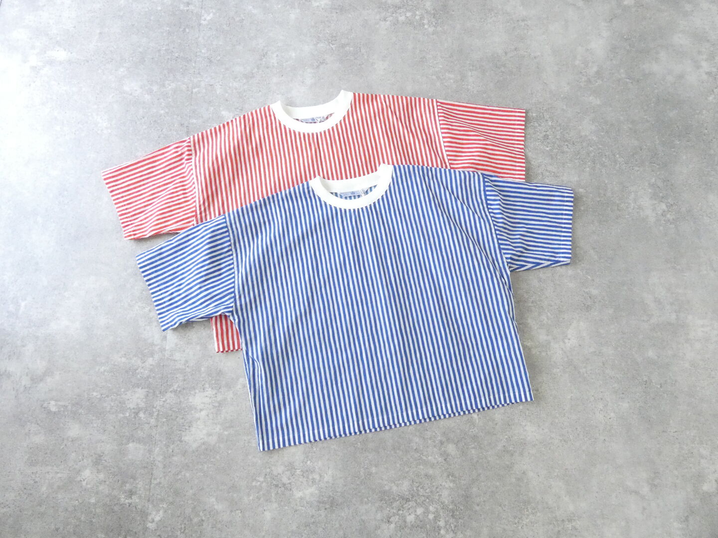 R&D.M.Co-(オールドマンズテーラー) CANDY STRIPE DOCKING T SHIRTの商品画像3