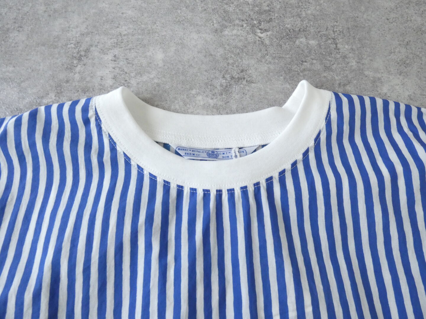 R&D.M.Co-(オールドマンズテーラー) CANDY STRIPE DOCKING T SHIRTの商品画像30