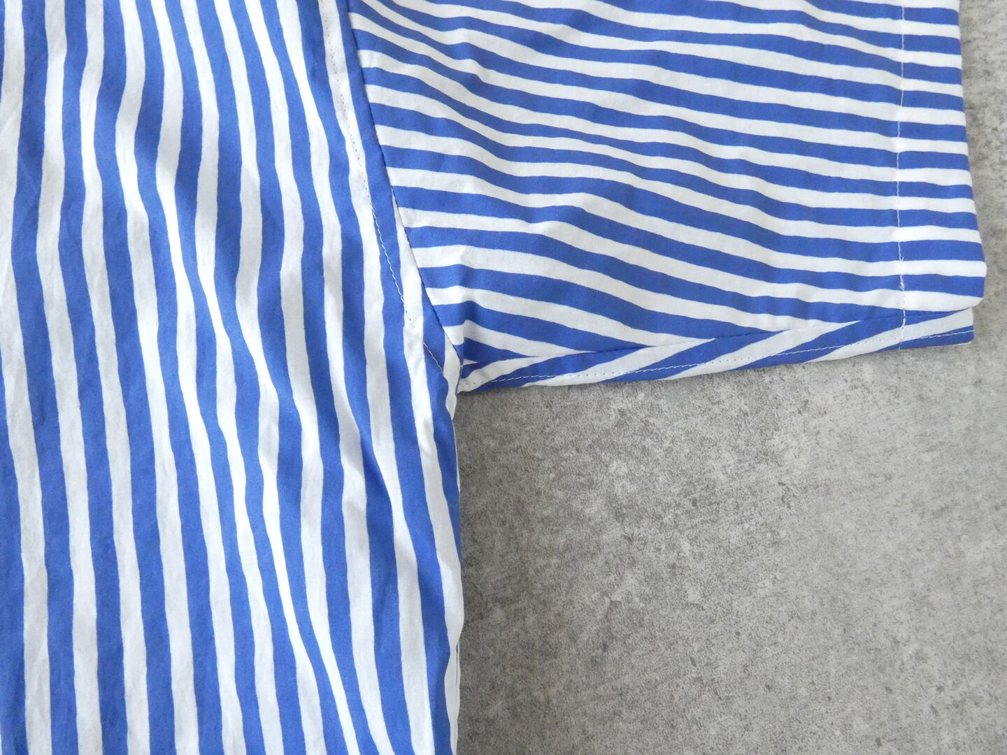 R&D.M.Co-(オールドマンズテーラー) CANDY STRIPE DOCKING T SHIRTの商品画像33
