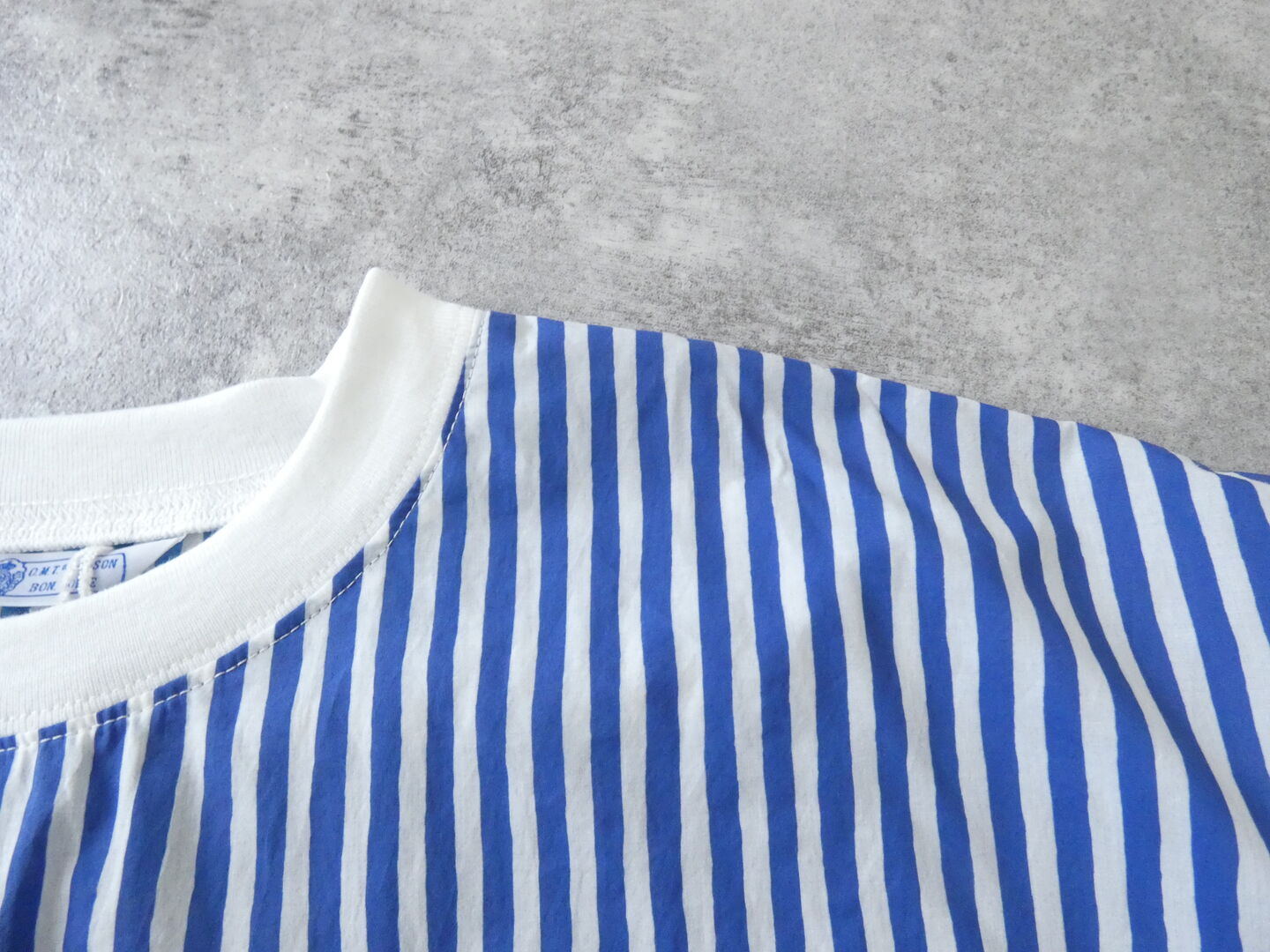 R&D.M.Co-(オールドマンズテーラー) CANDY STRIPE DOCKING T SHIRTの商品画像34