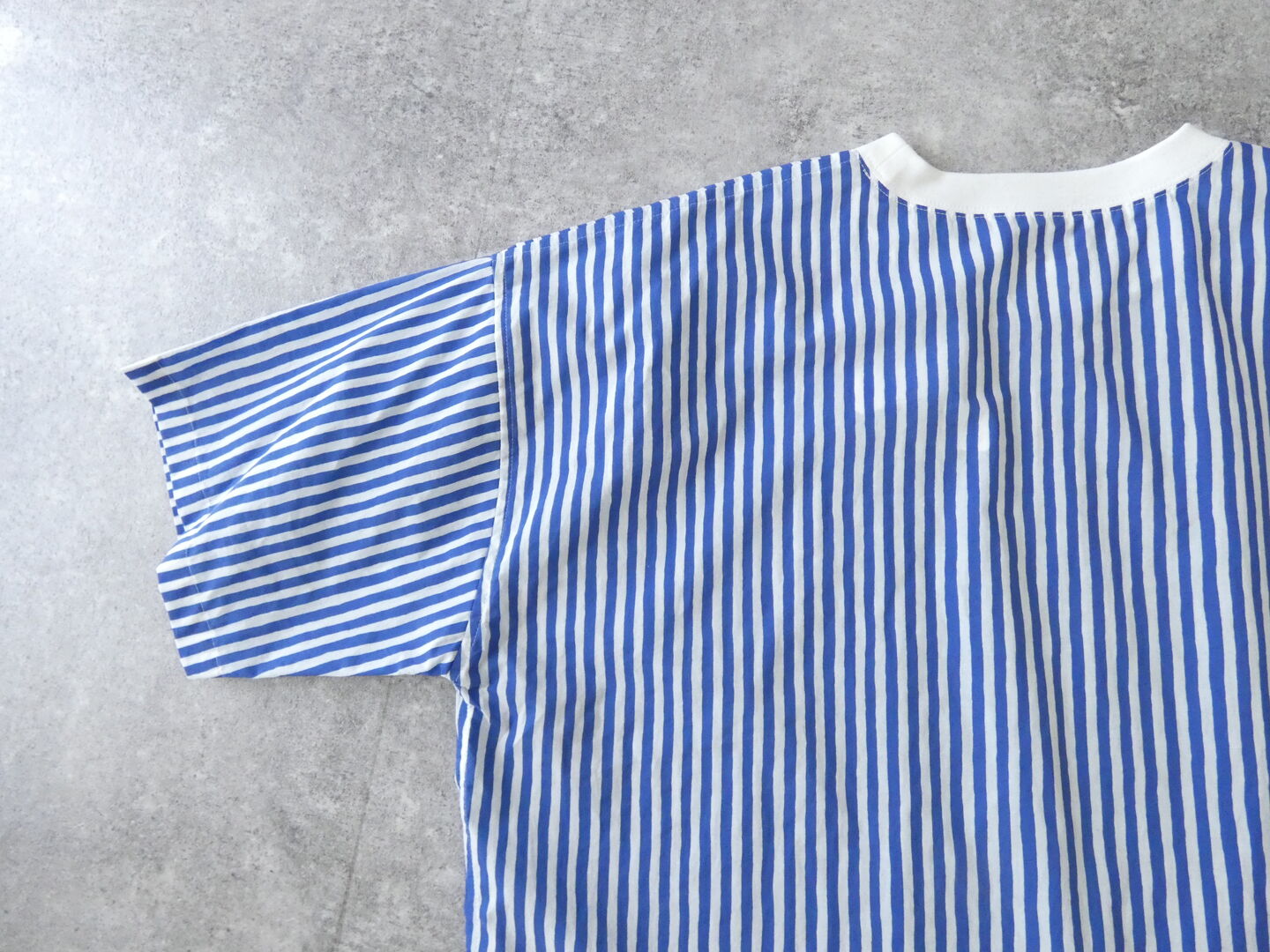 R&D.M.Co-(オールドマンズテーラー) CANDY STRIPE DOCKING T SHIRTの商品画像36