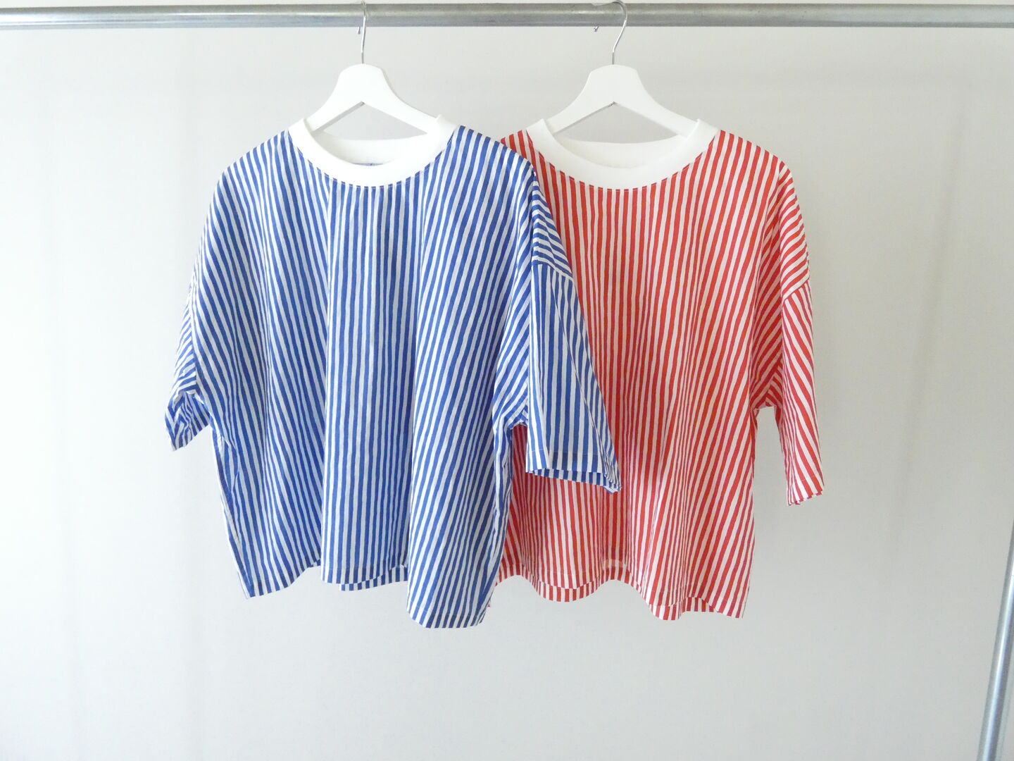 R&D.M.Co-(オールドマンズテーラー) CANDY STRIPE DOCKING T SHIRTの商品画像8