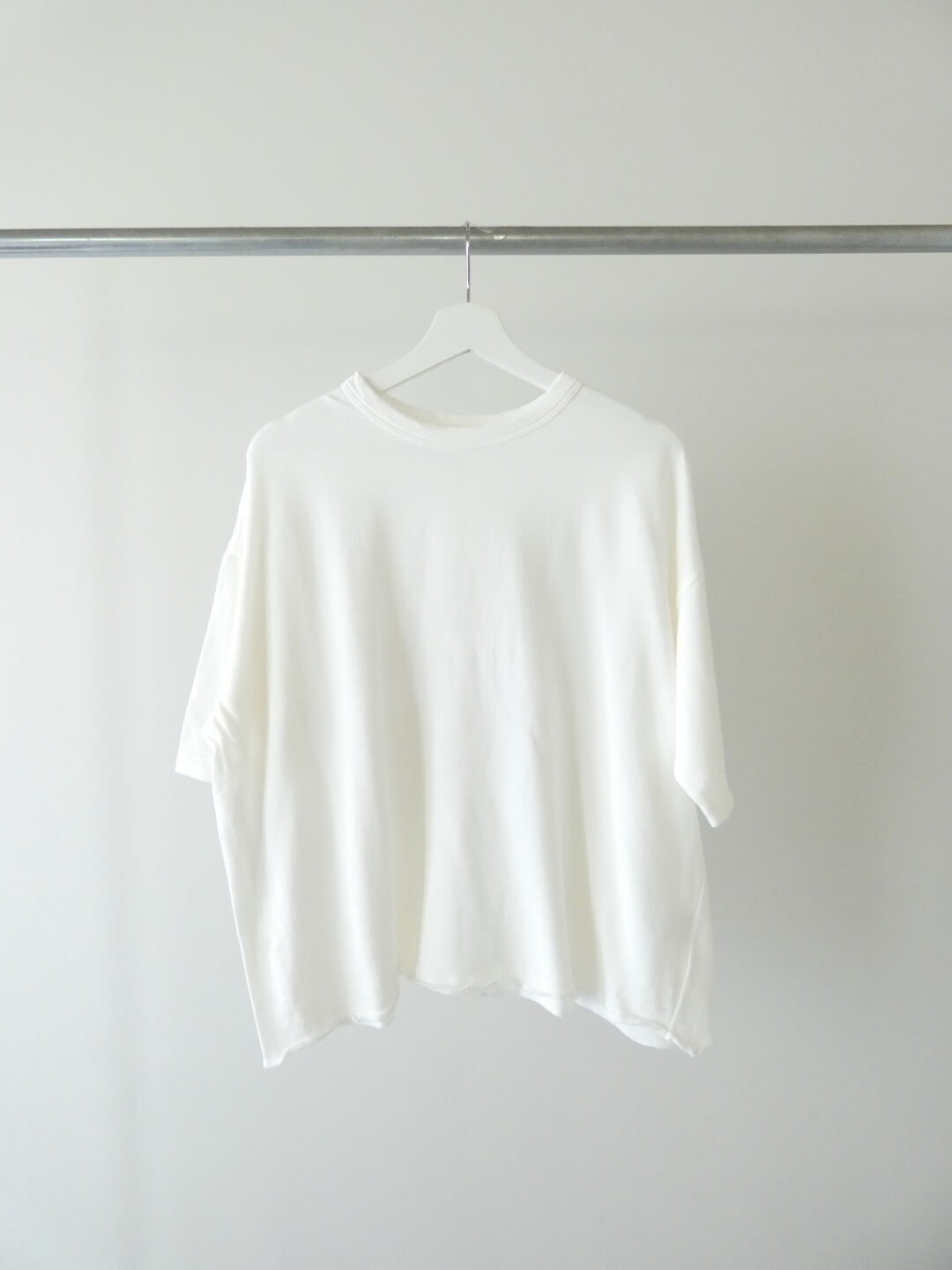 prit(プリット) 40/1強撚糸スビン裏毛5分袖クルーネックワイドTシャツの商品画像10