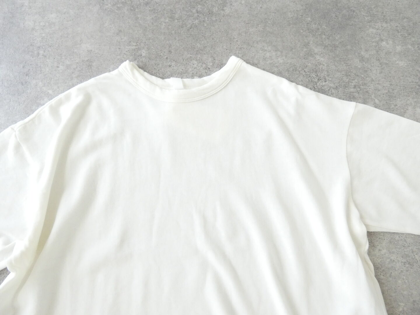 prit(プリット) 40/1強撚糸スビン裏毛5分袖クルーネックワイドTシャツの商品画像21