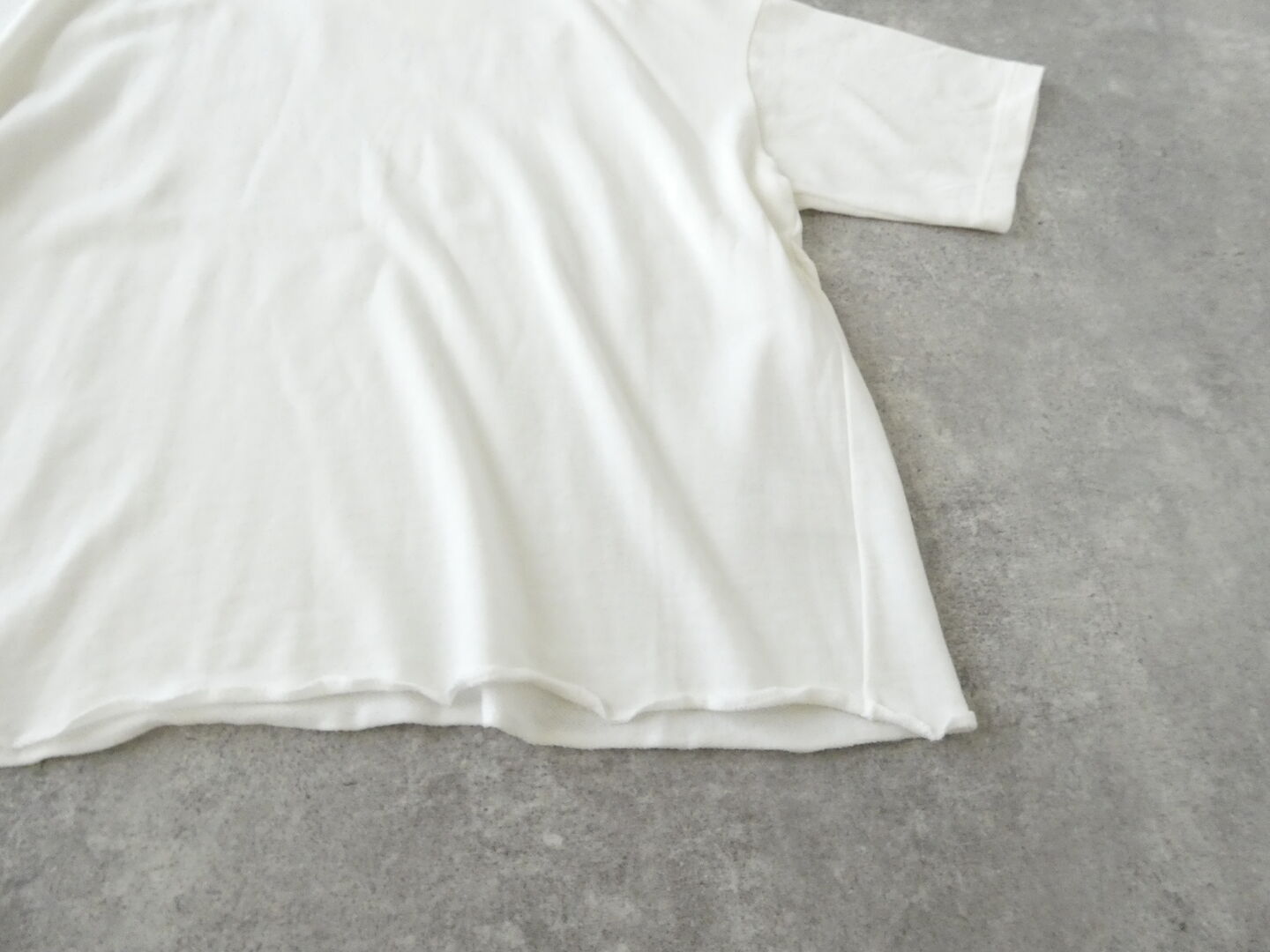 prit(プリット) 40/1強撚糸スビン裏毛5分袖クルーネックワイドTシャツの商品画像24
