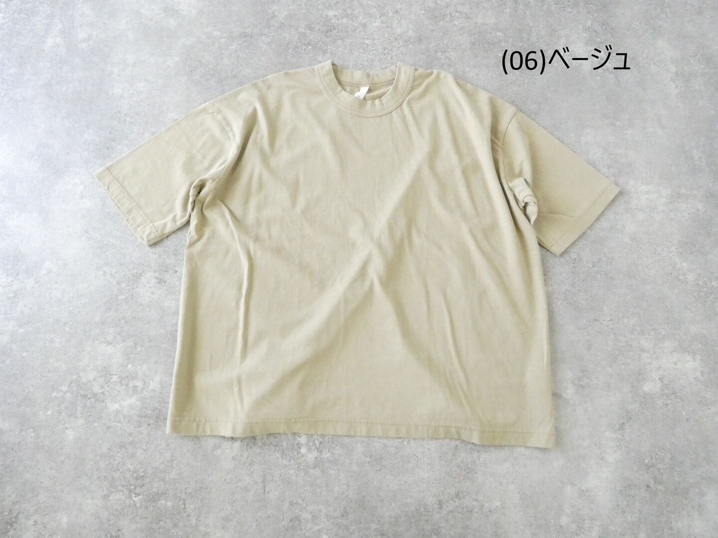 prit(プリット) 40/1天竺ヴィンテージ加工5分袖ワイドTシャツの商品画像28