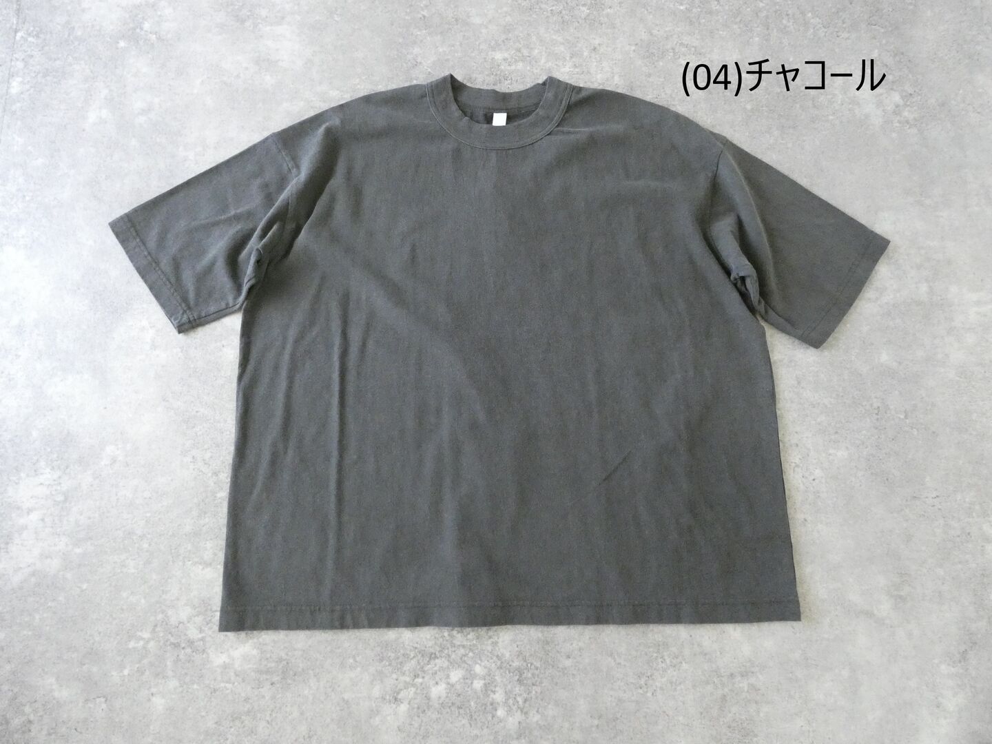 prit(プリット) 40/1天竺ヴィンテージ加工5分袖ワイドTシャツの商品画像56