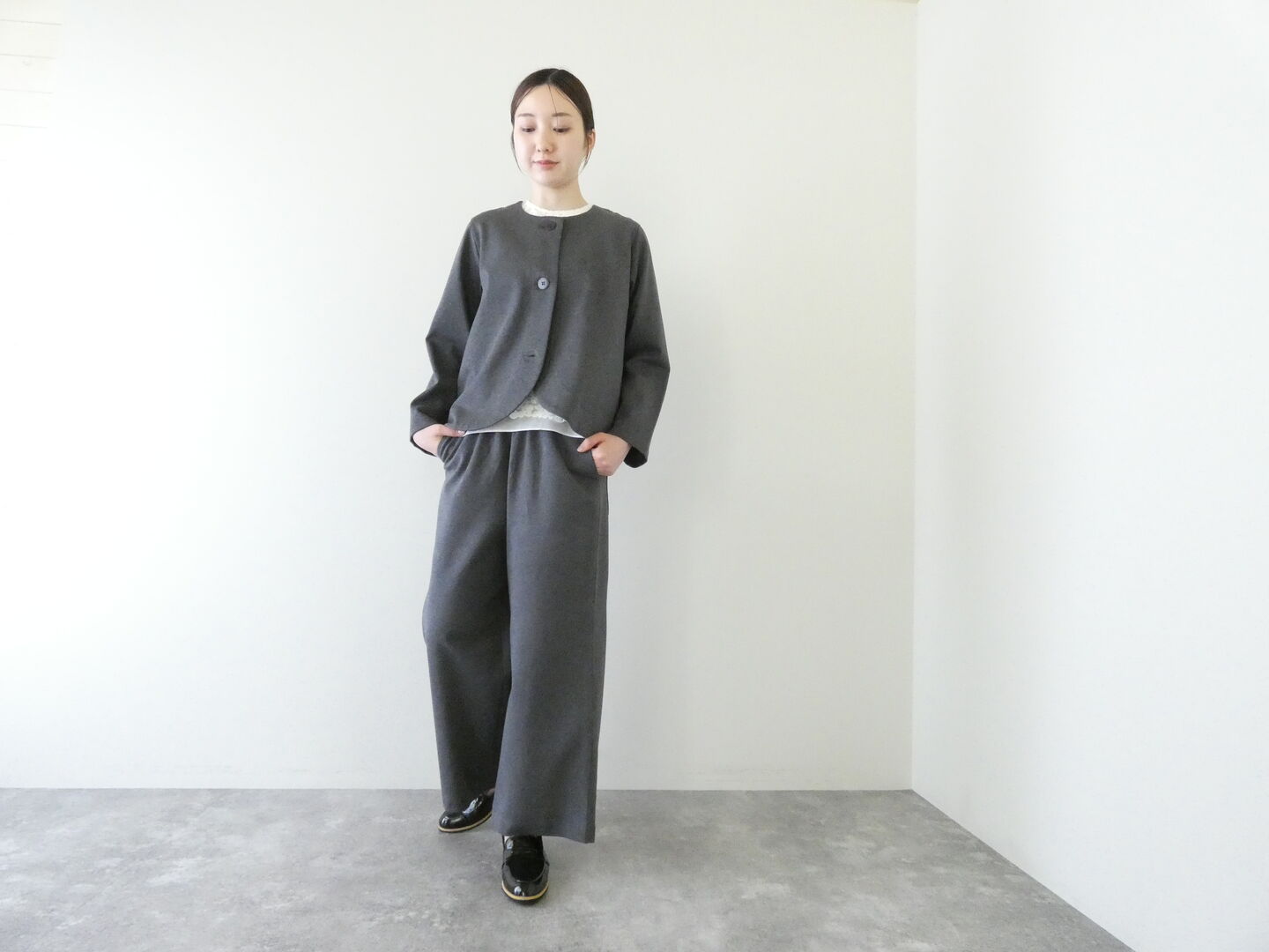 Sarahwear(サラウェア) ポンチノーカラージャケットの商品画像1