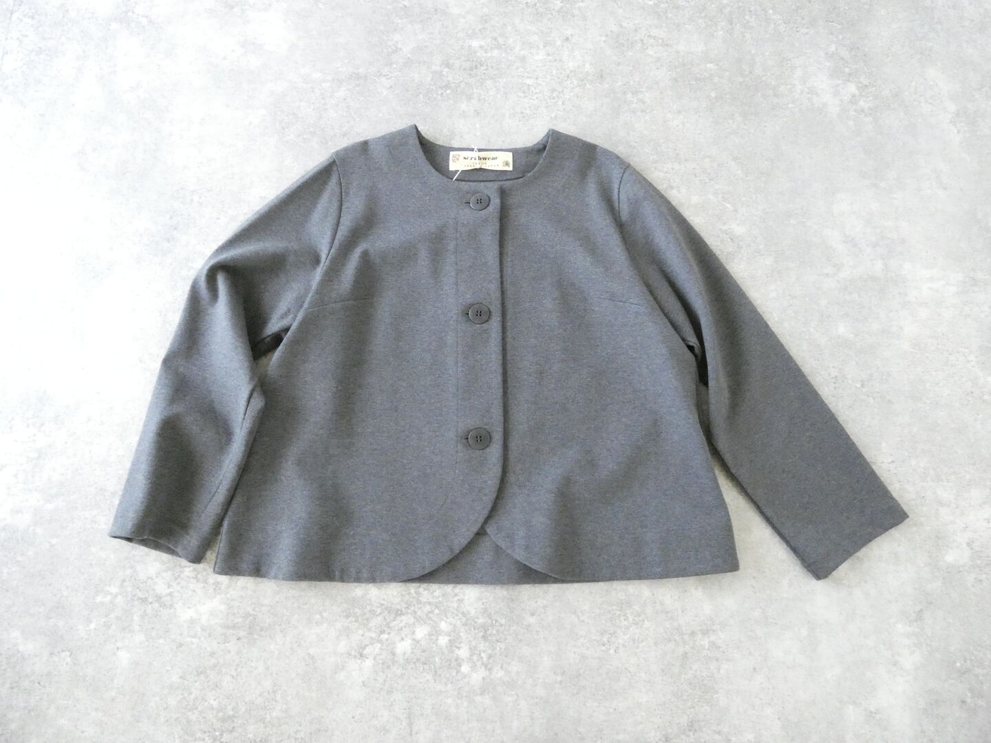 Sarahwear(サラウェア) ポンチノーカラージャケットの商品画像3