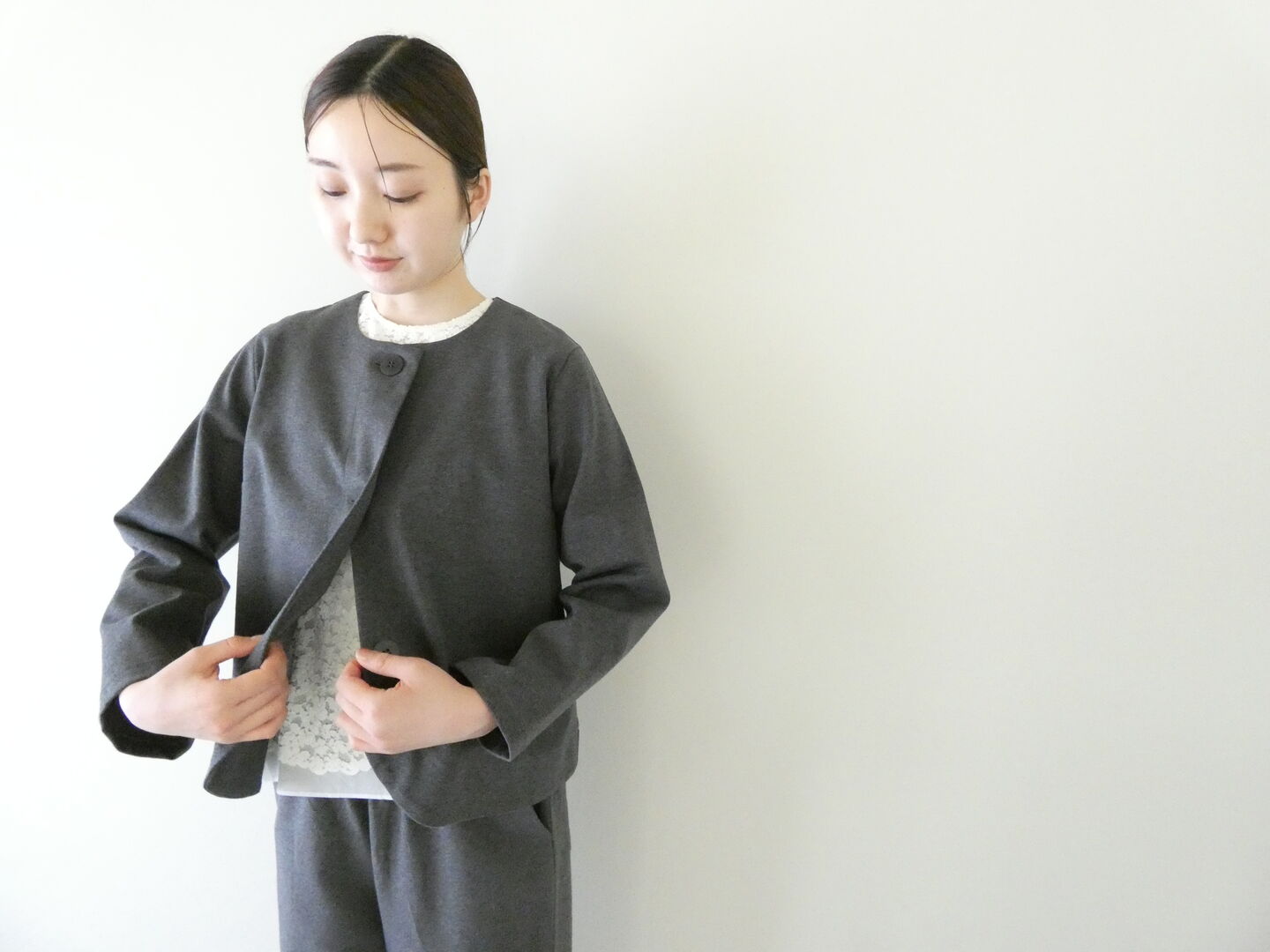 Sarahwear(サラウェア) ポンチノーカラージャケットの商品画像4