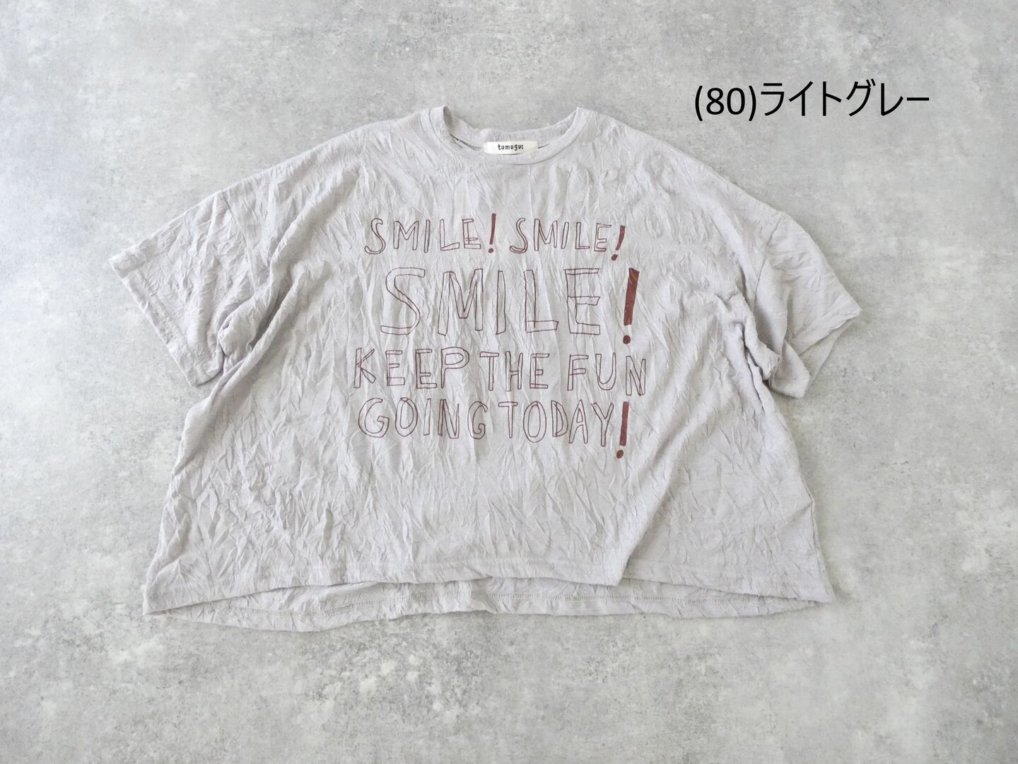 tumugu(ツムグ) ワッシャーライトプリントTシャツの商品画像42
