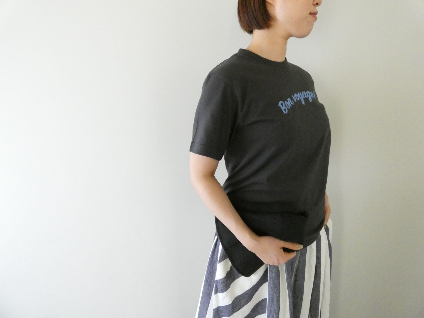 vb Bon voyageプリントTシャツの商品画像2