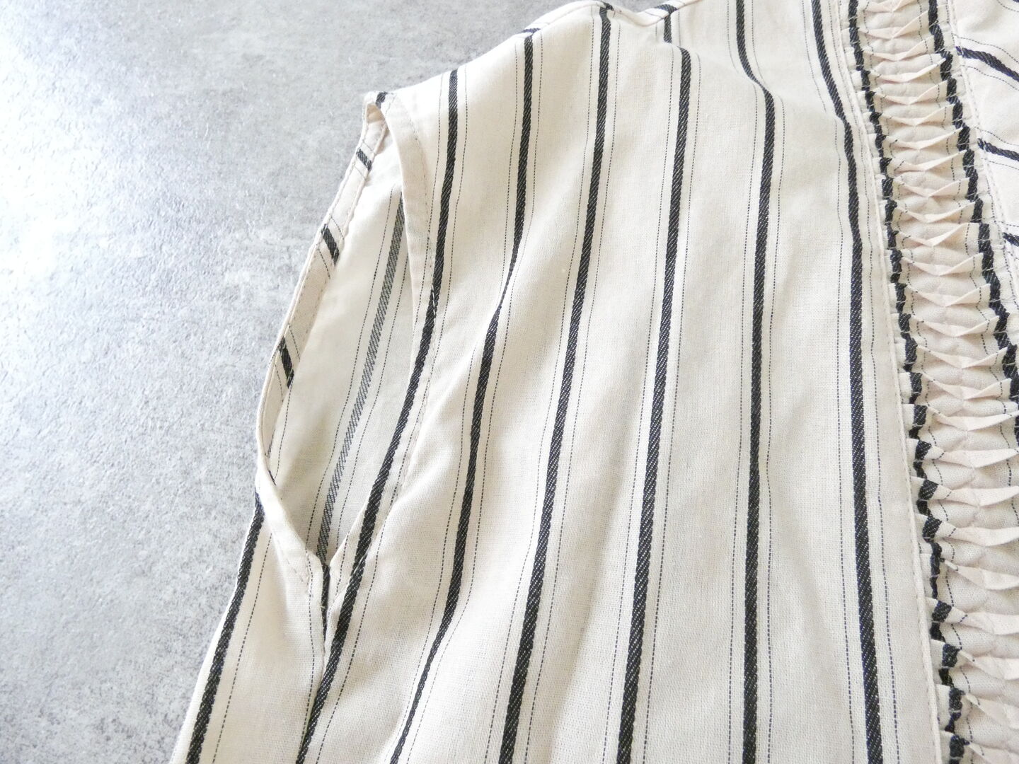 NOMBRE IMPAIR(ノンブルアンペール) コットンストライプねじりピンタックブラウスの商品画像23