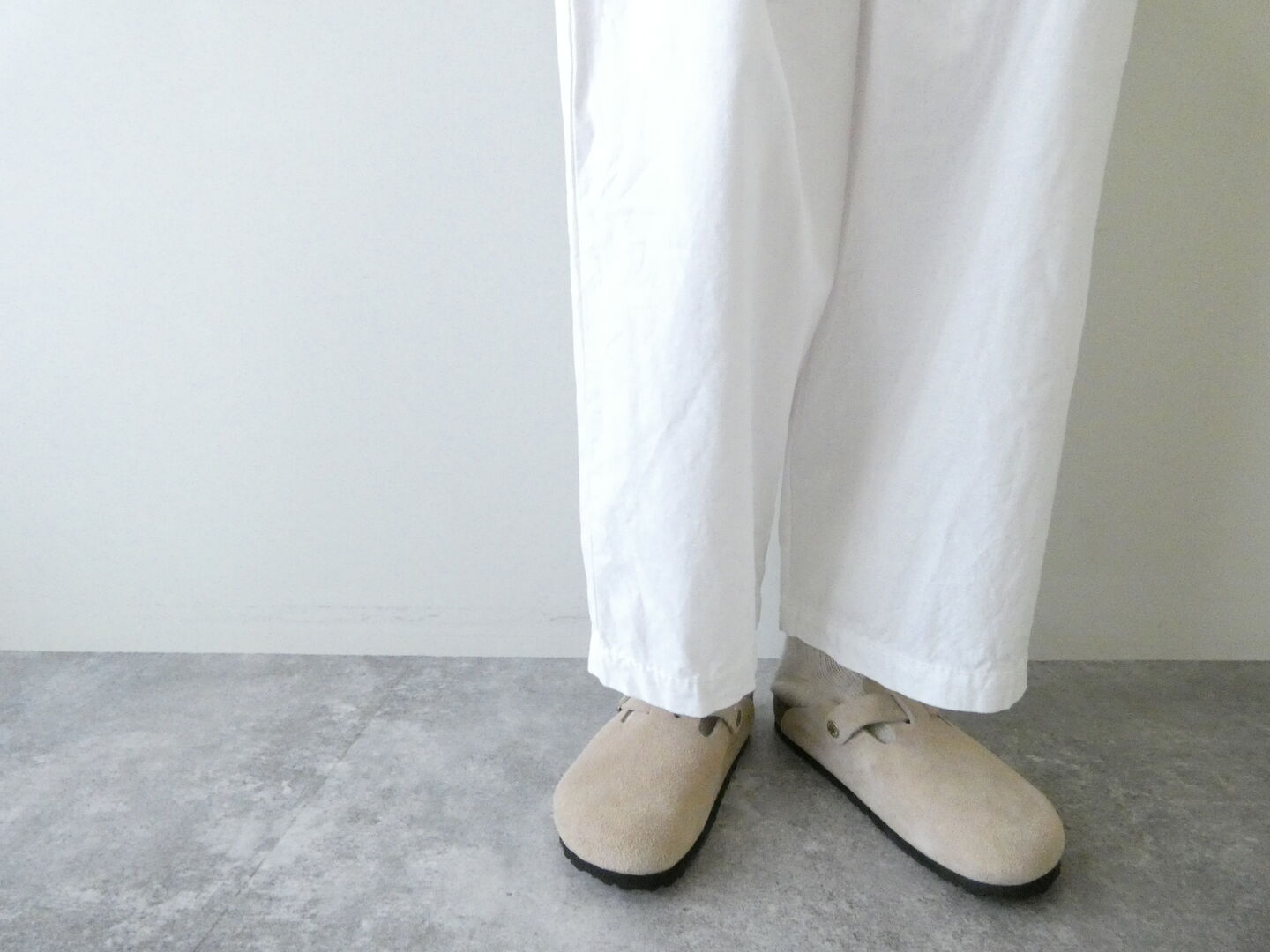 homspun(ホームスパン) バルキーシーチング厚手ギャザーパンツの商品画像5