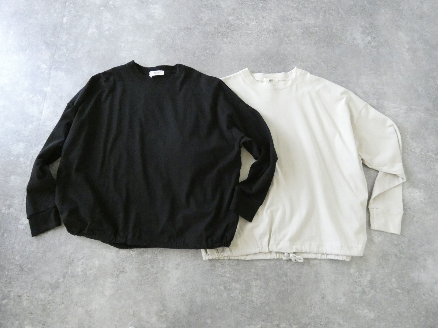 NARU 18BD天竺裾アレンジプルオーバーの商品画像3