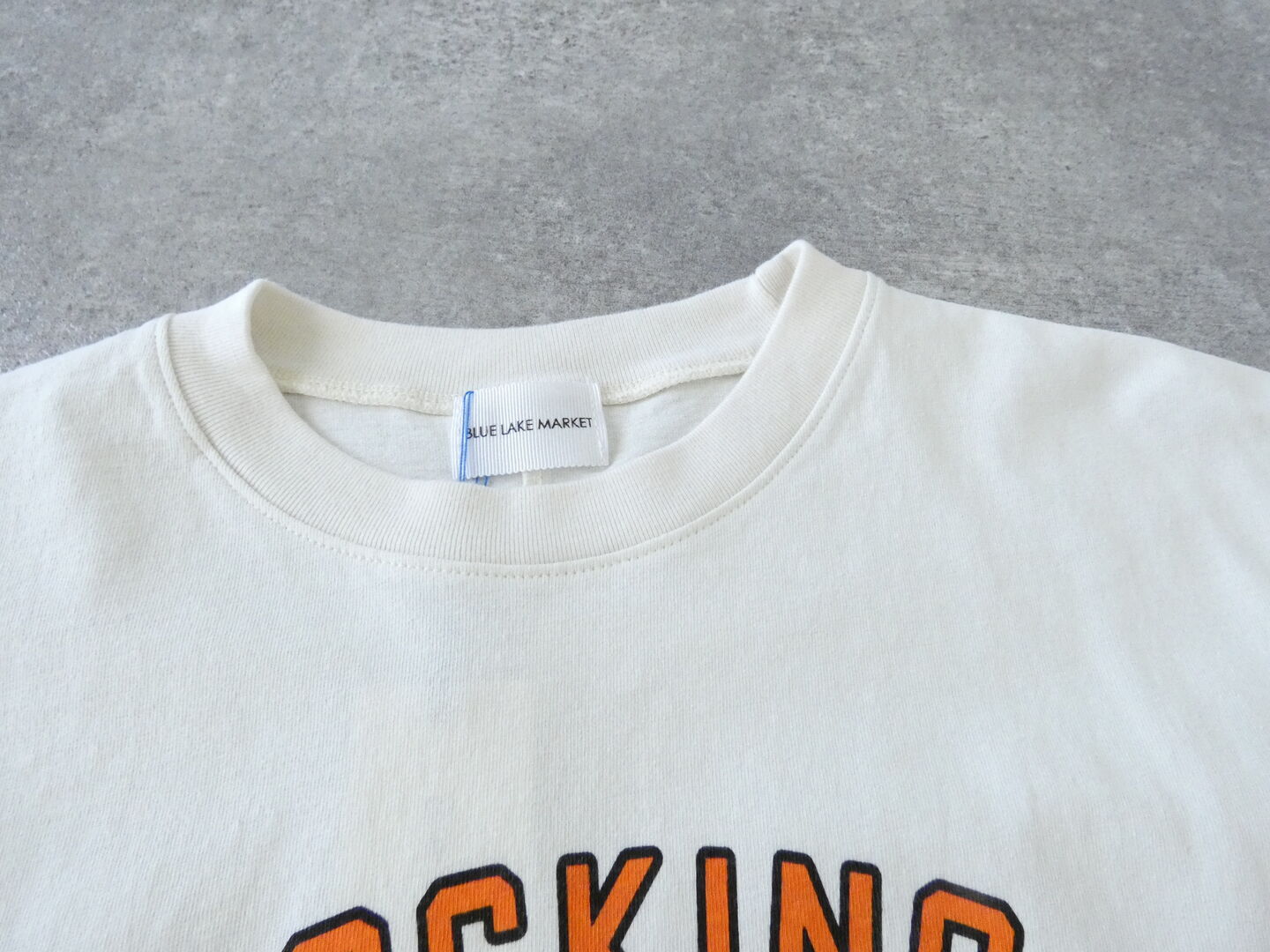 BLUE LAKE MARKET(ブルーレイクマーケット) アメリカンドライ天竺ヘムラウンドプリントTee　HOCKING VALLEYの商品画像31