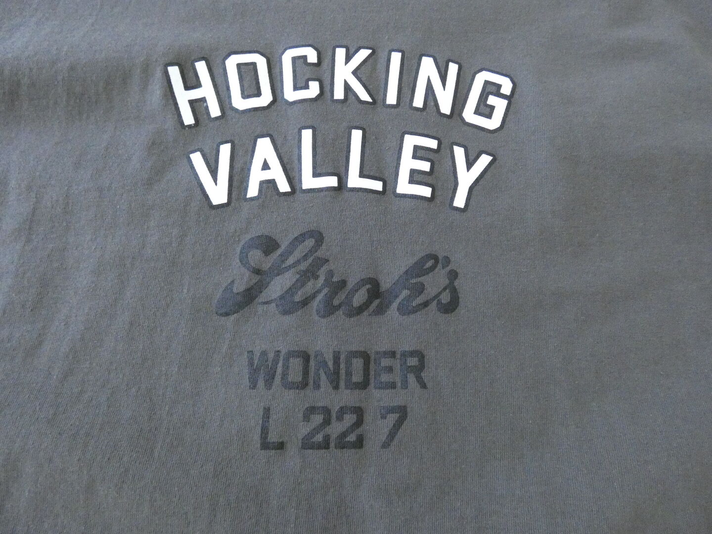 BLUE LAKE MARKET(ブルーレイクマーケット) アメリカンドライ天竺ヘムラウンドプリントTee　HOCKING VALLEYの商品画像45