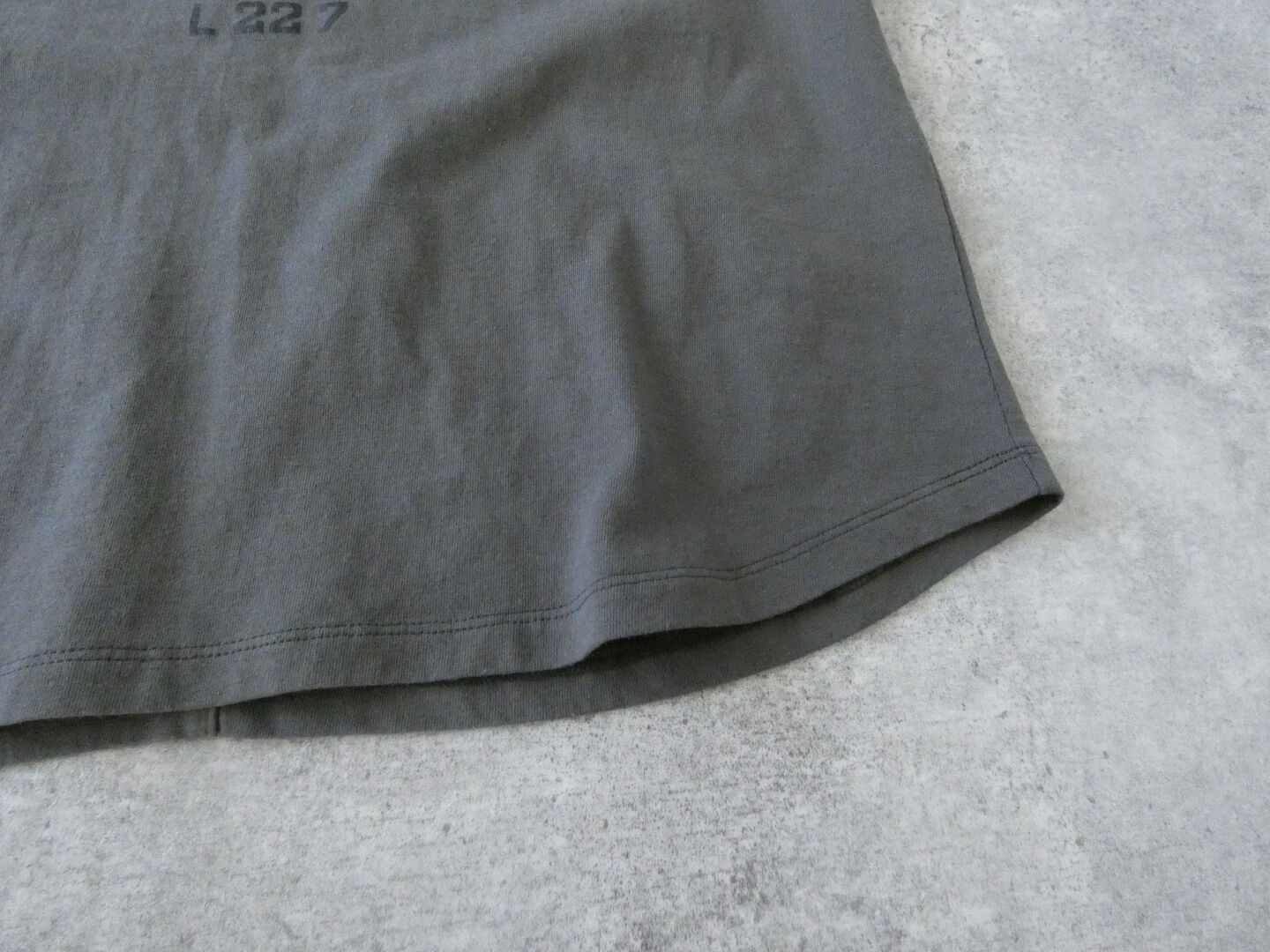 BLUE LAKE MARKET(ブルーレイクマーケット) アメリカンドライ天竺ヘムラウンドプリントTee　HOCKING VALLEYの商品画像47