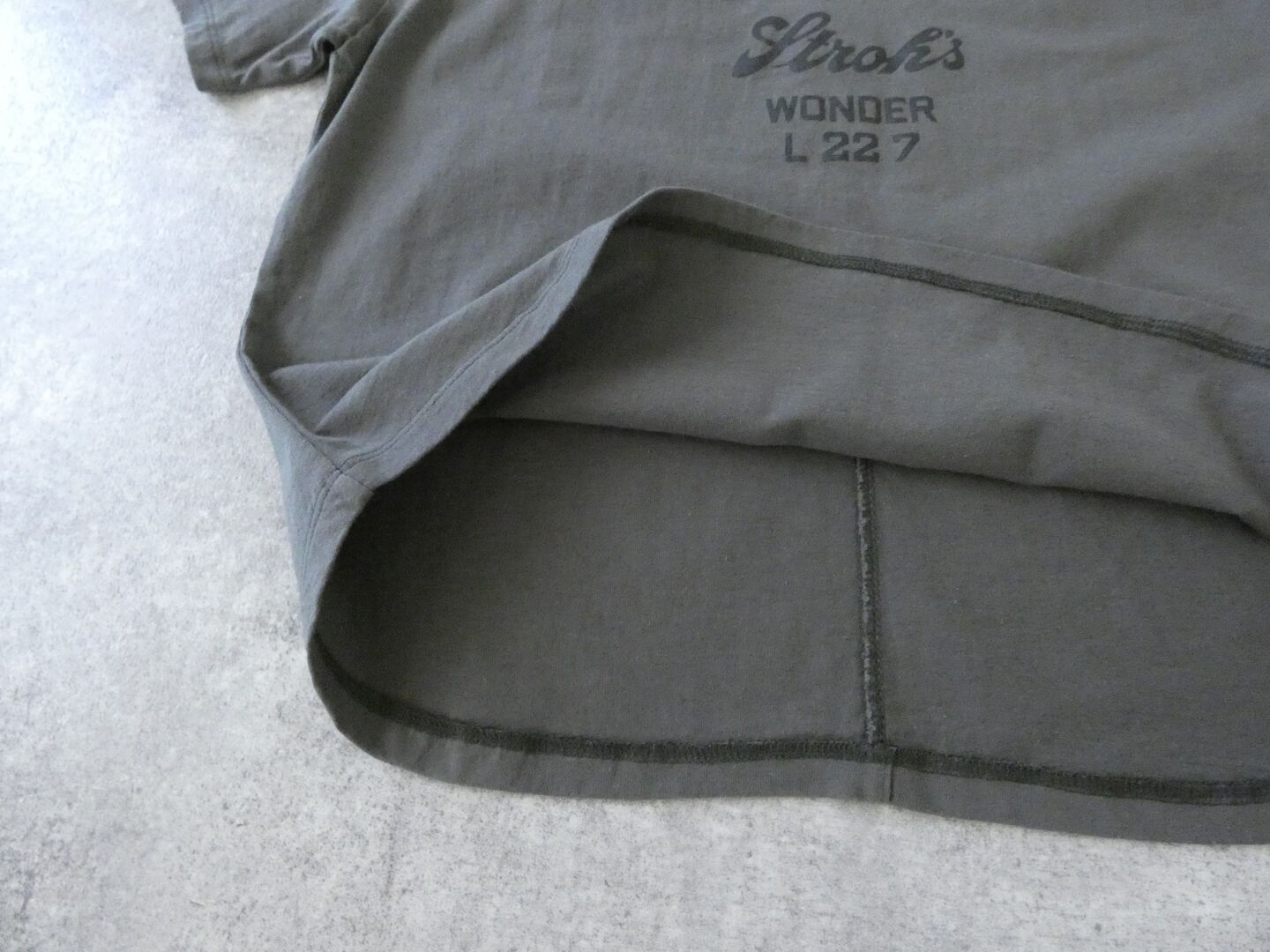 BLUE LAKE MARKET(ブルーレイクマーケット) アメリカンドライ天竺ヘムラウンドプリントTee　HOCKING VALLEYの商品画像48