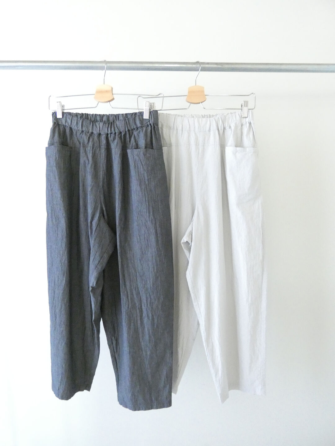 BLUE LAKE MARKET(ブルーレイクマーケット) オーガニックコットンワッシャーWポケット付きヨーク切替パンツの商品画像10