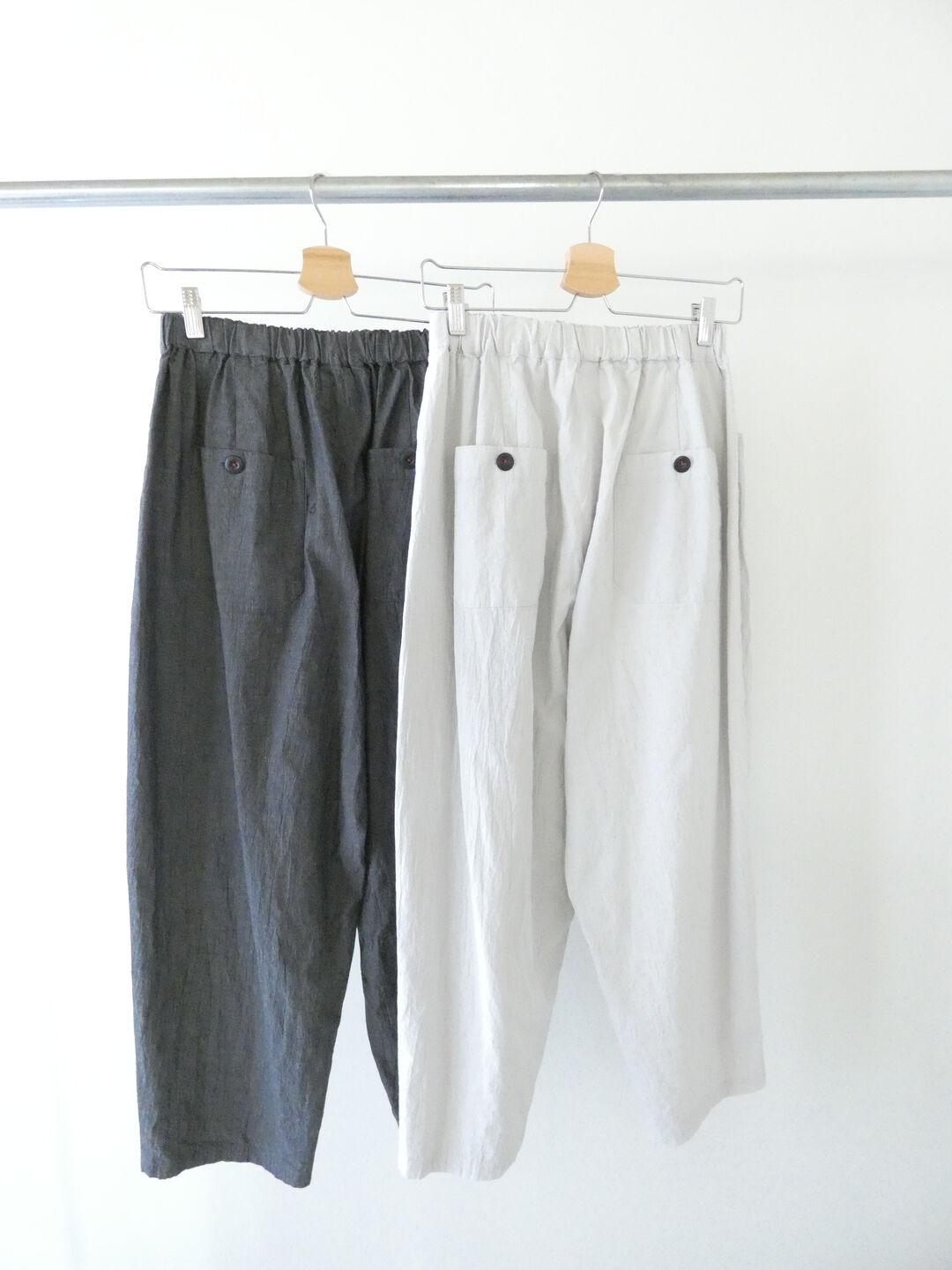 BLUE LAKE MARKET(ブルーレイクマーケット) オーガニックコットンワッシャーWポケット付きヨーク切替パンツの商品画像11