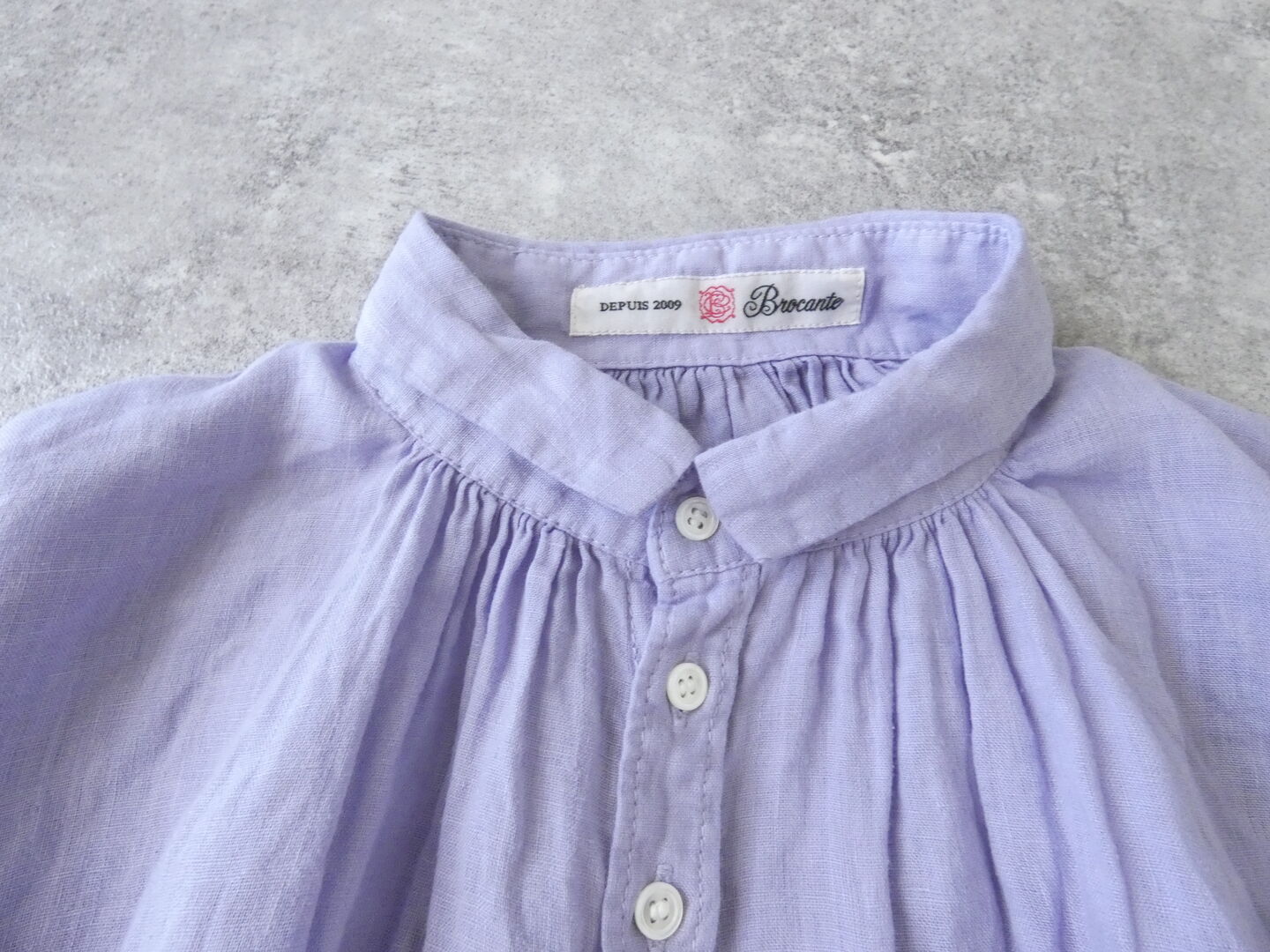 Brocante(ブロカント) リネンキャンバス グランシャツの商品画像23