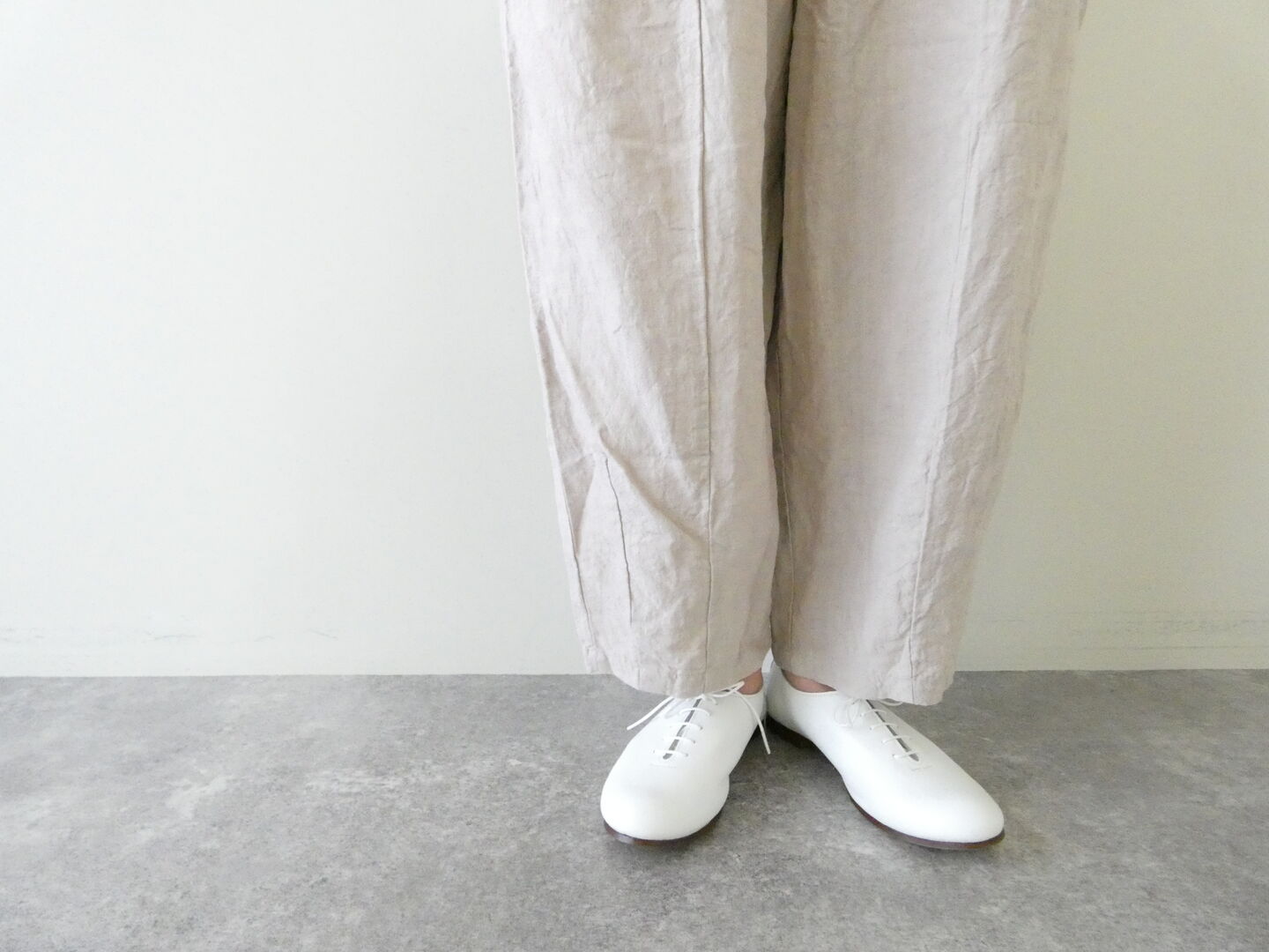Gauze#(ガーゼ) 40/リネンチャーリーパンツ　FADE PINKの商品画像22