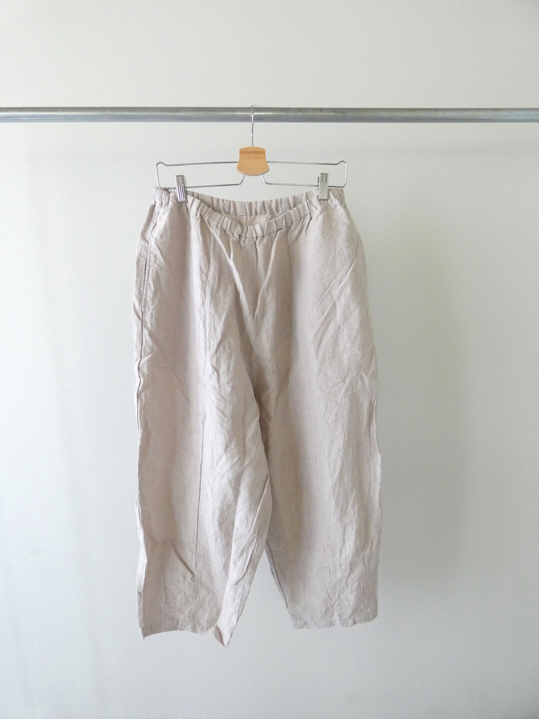 Gauze#(ガーゼ) 40/リネンチャーリーパンツ　FADE PINKの商品画像9