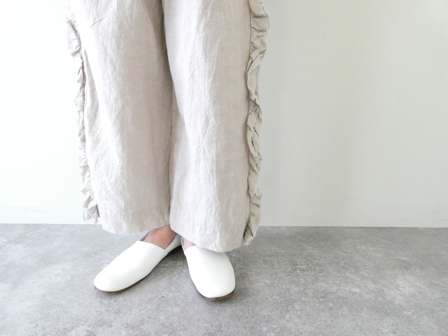 Gauze#(ガーゼ) 40/リネンビビアンパンツ　FADE PINKの商品画像22