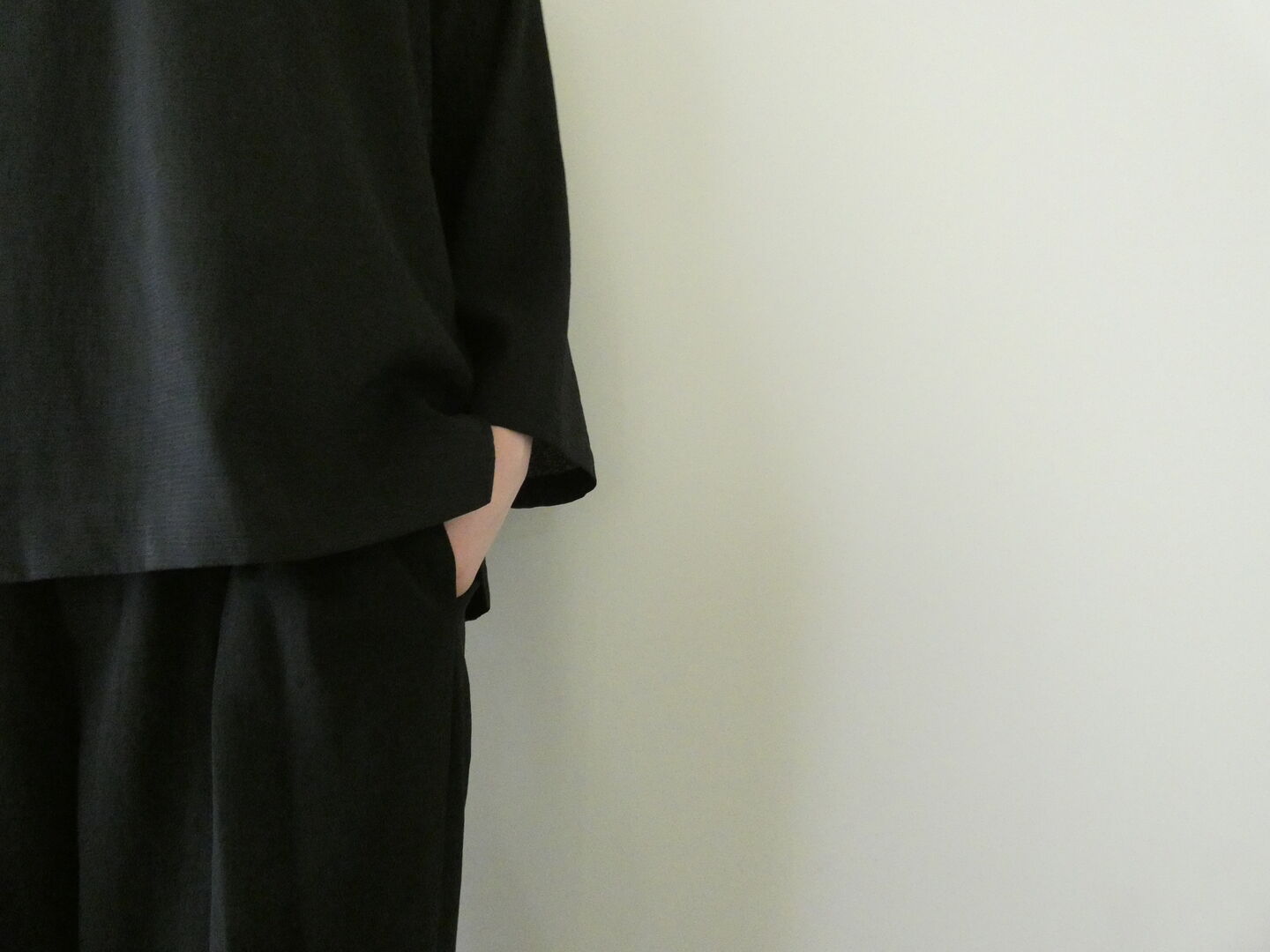 ma couleur(マ クルール) エアーメッシュダブルクロスドロストタックパンツの商品画像16