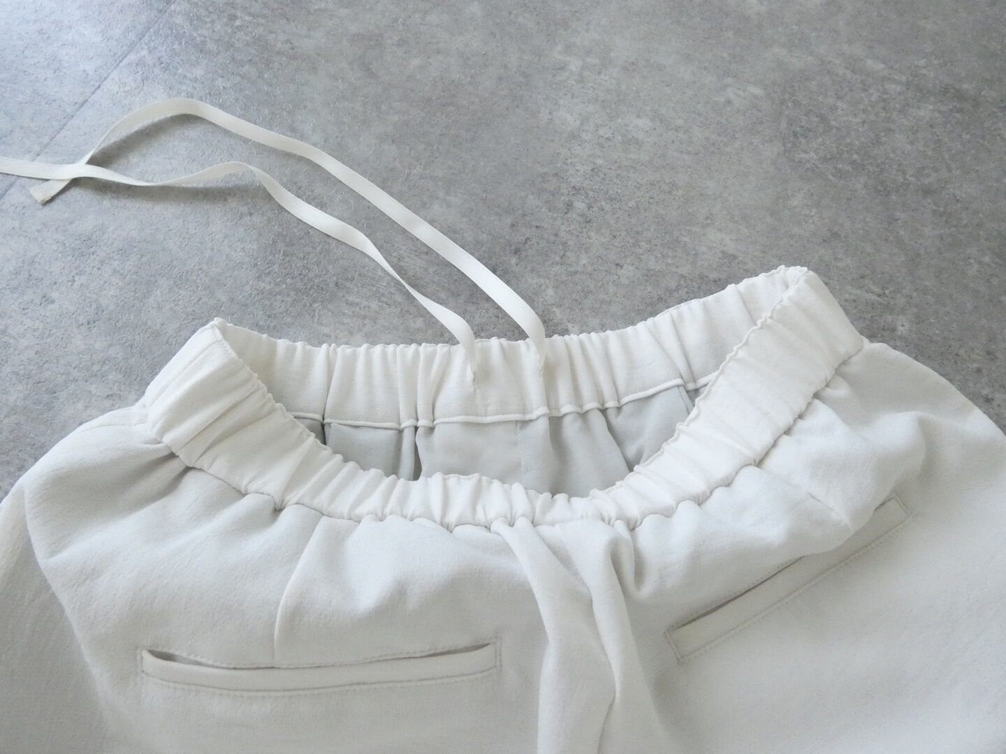 ma couleur(マ クルール) エアーメッシュダブルクロスドロストタックパンツの商品画像34