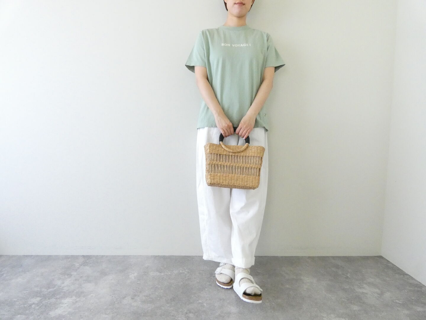 快晴堂(かいせいどう) 海上がり UNI-Tシャツ COMFORT FIT SIZE A柄「ボンボヤージュ！」の商品画像1