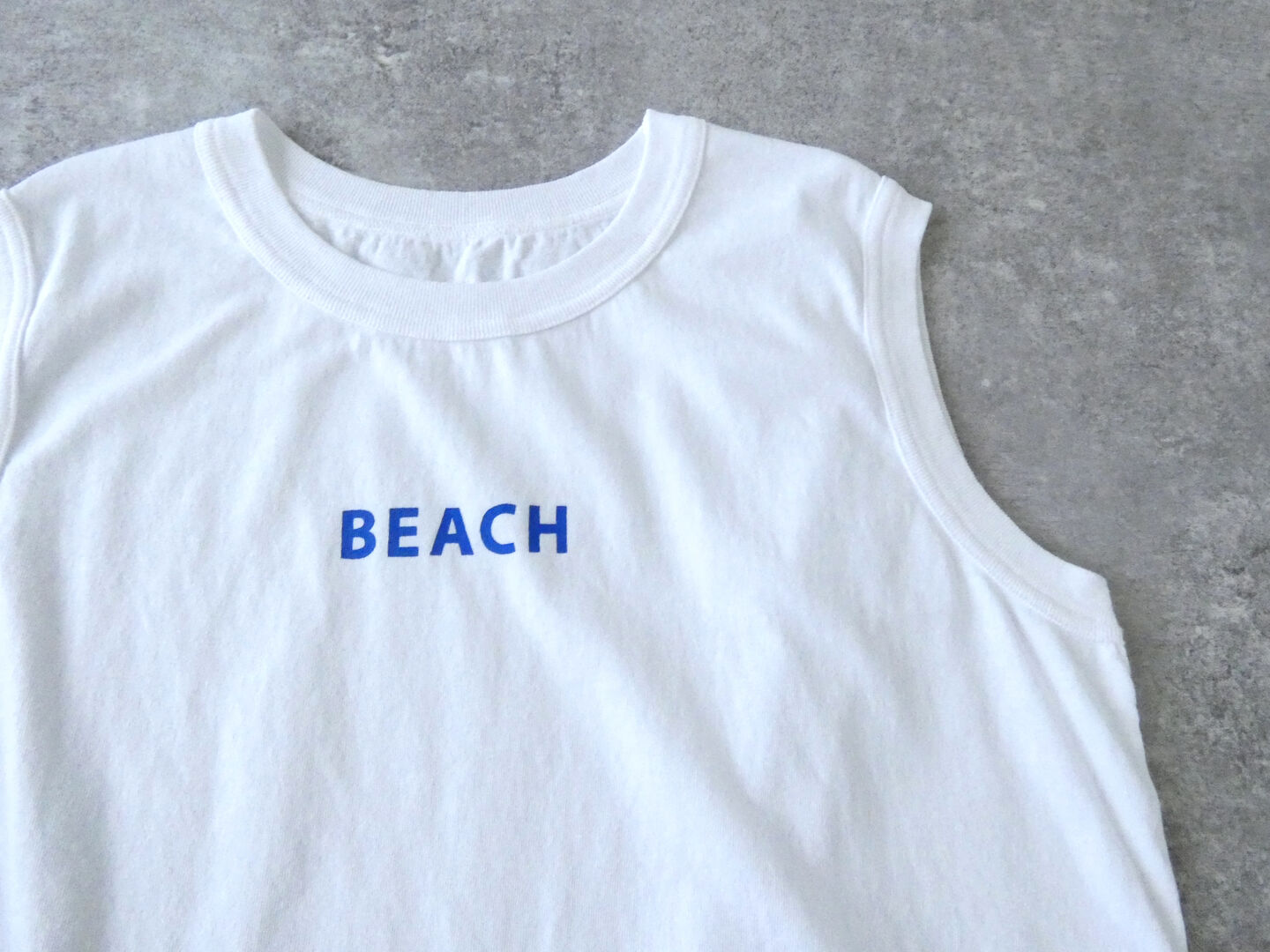 快晴堂(かいせいどう) 海上がりGIRL'S-Tシャツ SLEEVELESS B柄「BEACH」の商品画像23
