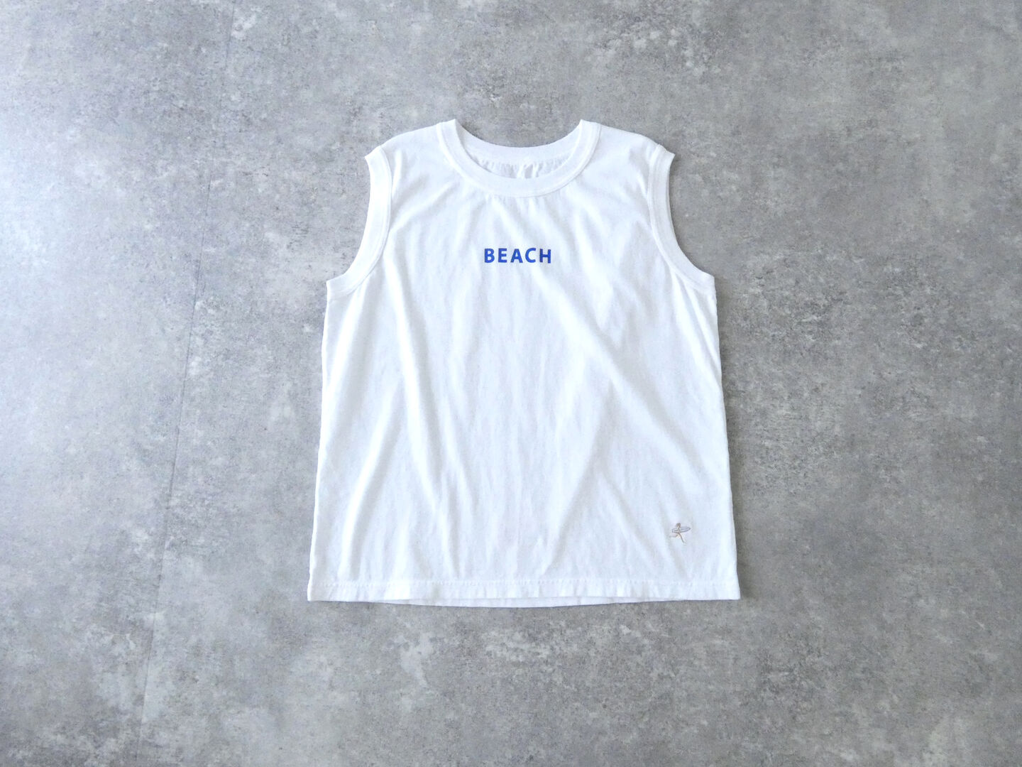 快晴堂(かいせいどう) 海上がりGIRL'S-Tシャツ SLEEVELESS B柄「BEACH」の商品画像3