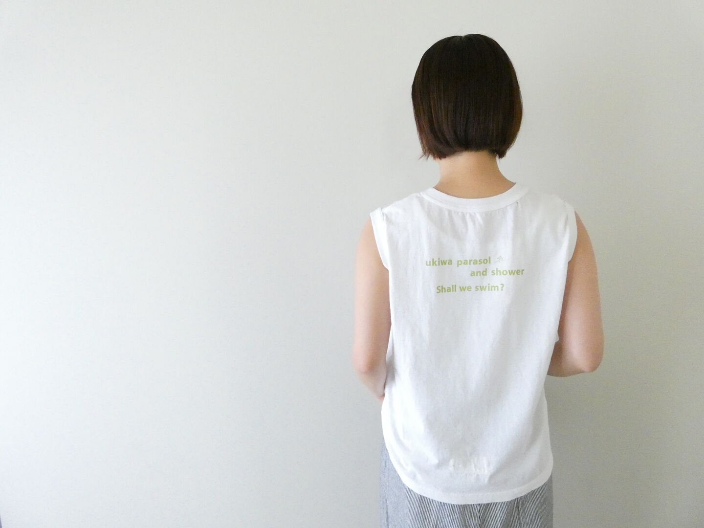 快晴堂(かいせいどう) 海上がりGIRL'S-Tシャツ SLEEVELESS B柄「BEACH」の商品画像4