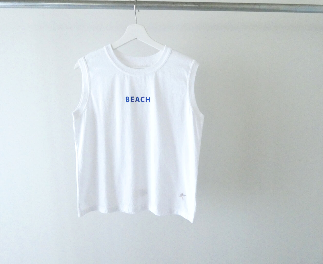 快晴堂(かいせいどう) 海上がりGIRL'S-Tシャツ SLEEVELESS B柄「BEACH」の商品画像8