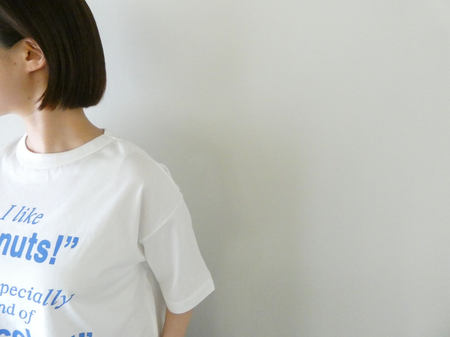 mao made(マオメイド) きれいめ天竺プリントTEE　Donuts!Chocolate!の商品画像2